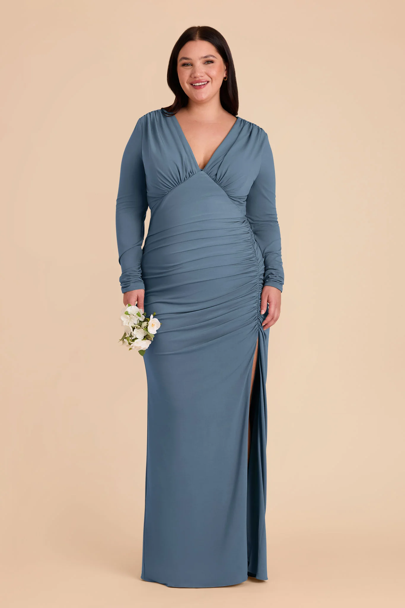Emmy Luxe Stretch Knit Dress - French Blue - Image 8