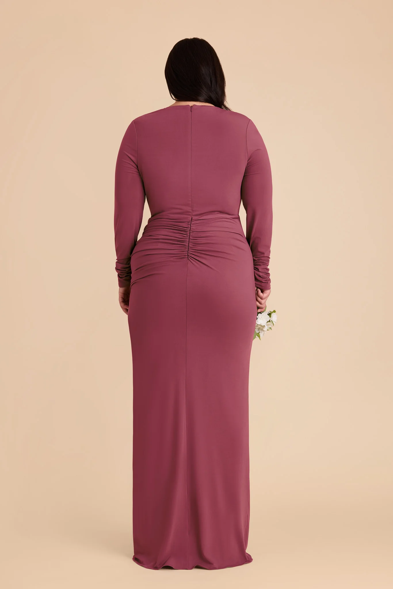 Emmy Luxe Stretch Knit Dress - Rosewood - Image 12