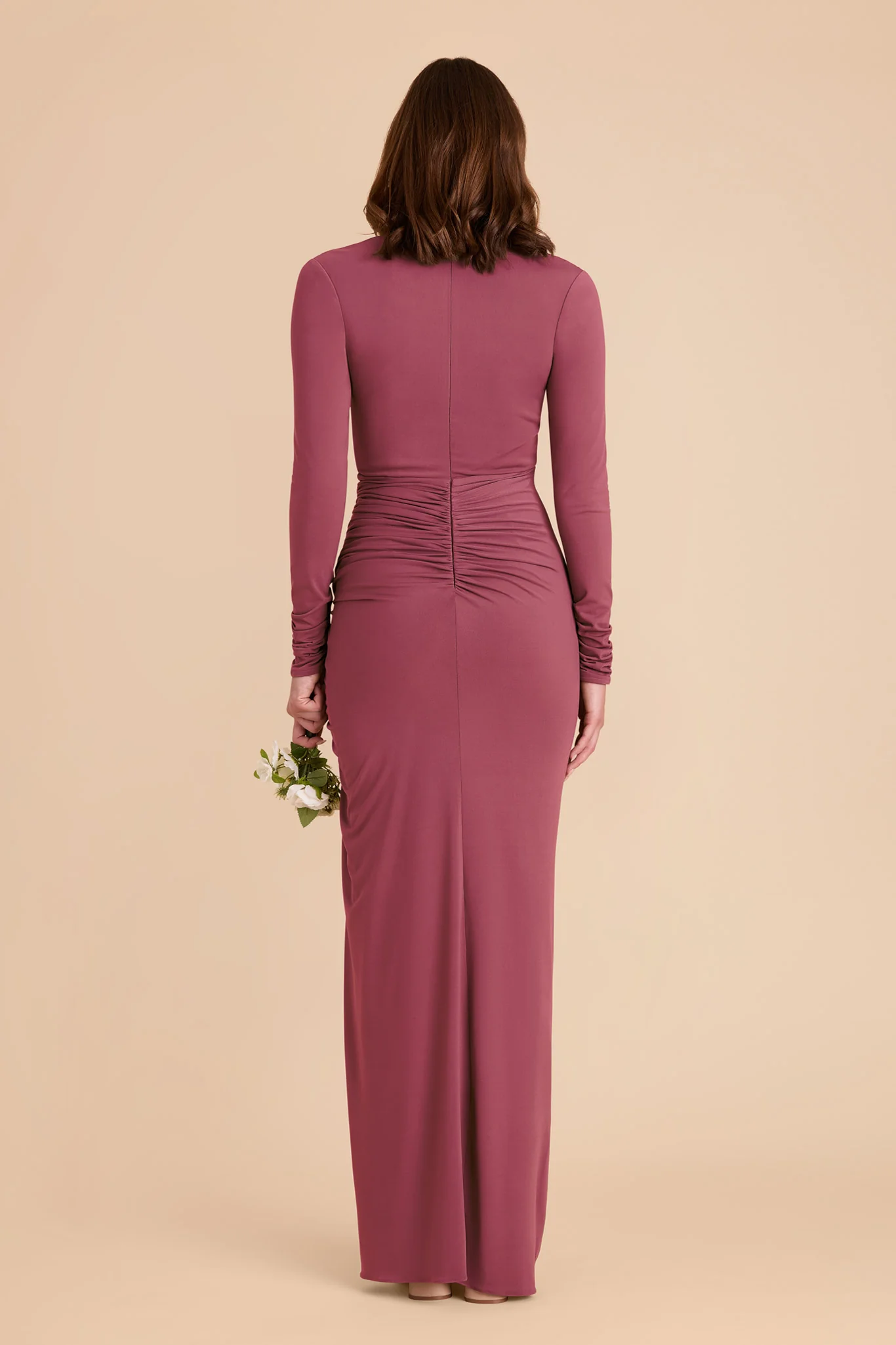 Emmy Luxe Stretch Knit Dress - Rosewood - Image 7