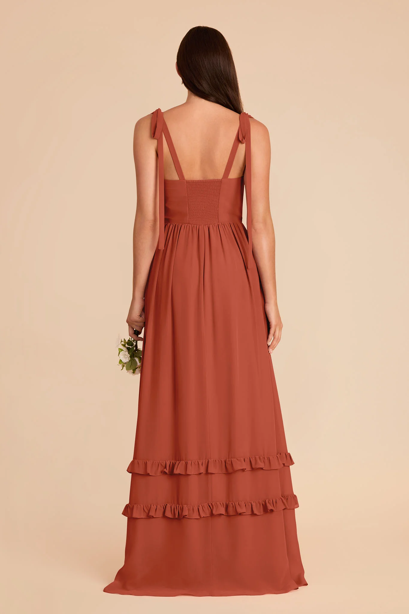 Evelyn Chiffon Dress - Auburn - Image 6