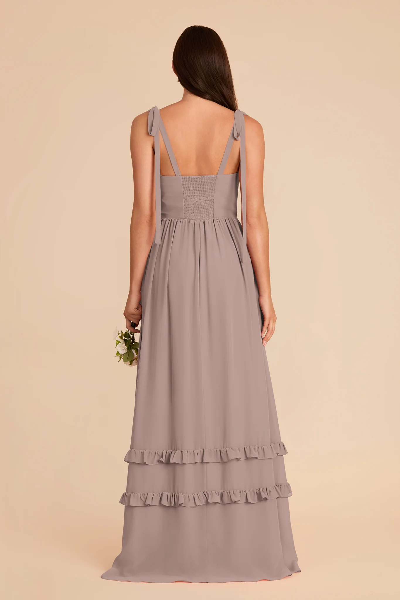 Evelyn Chiffon Dress - Toffee - Image 7