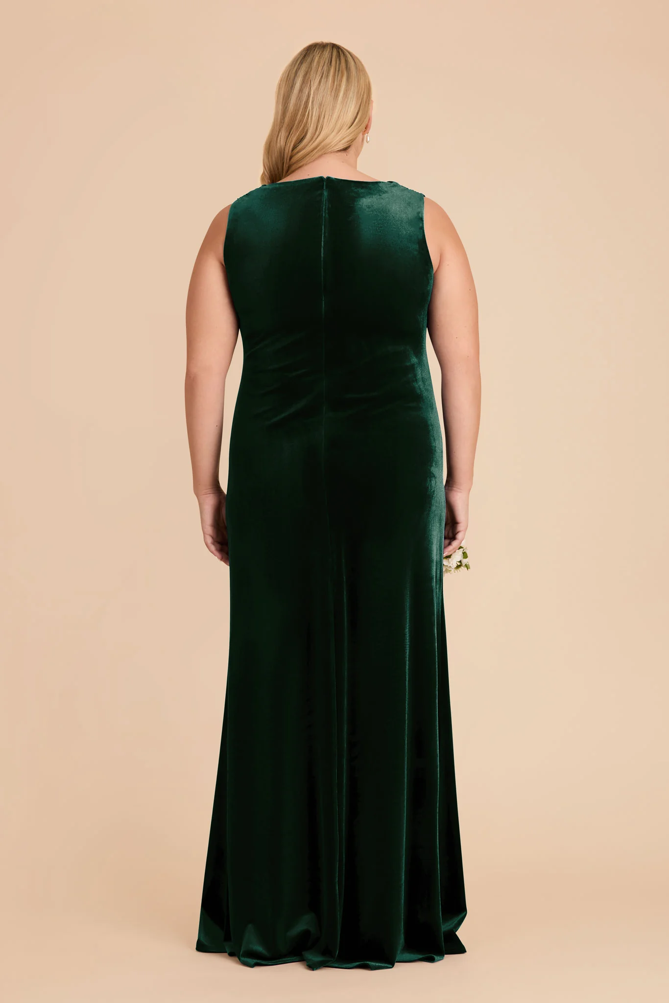 Fallon Velvet Dress - Emerald - Image 8