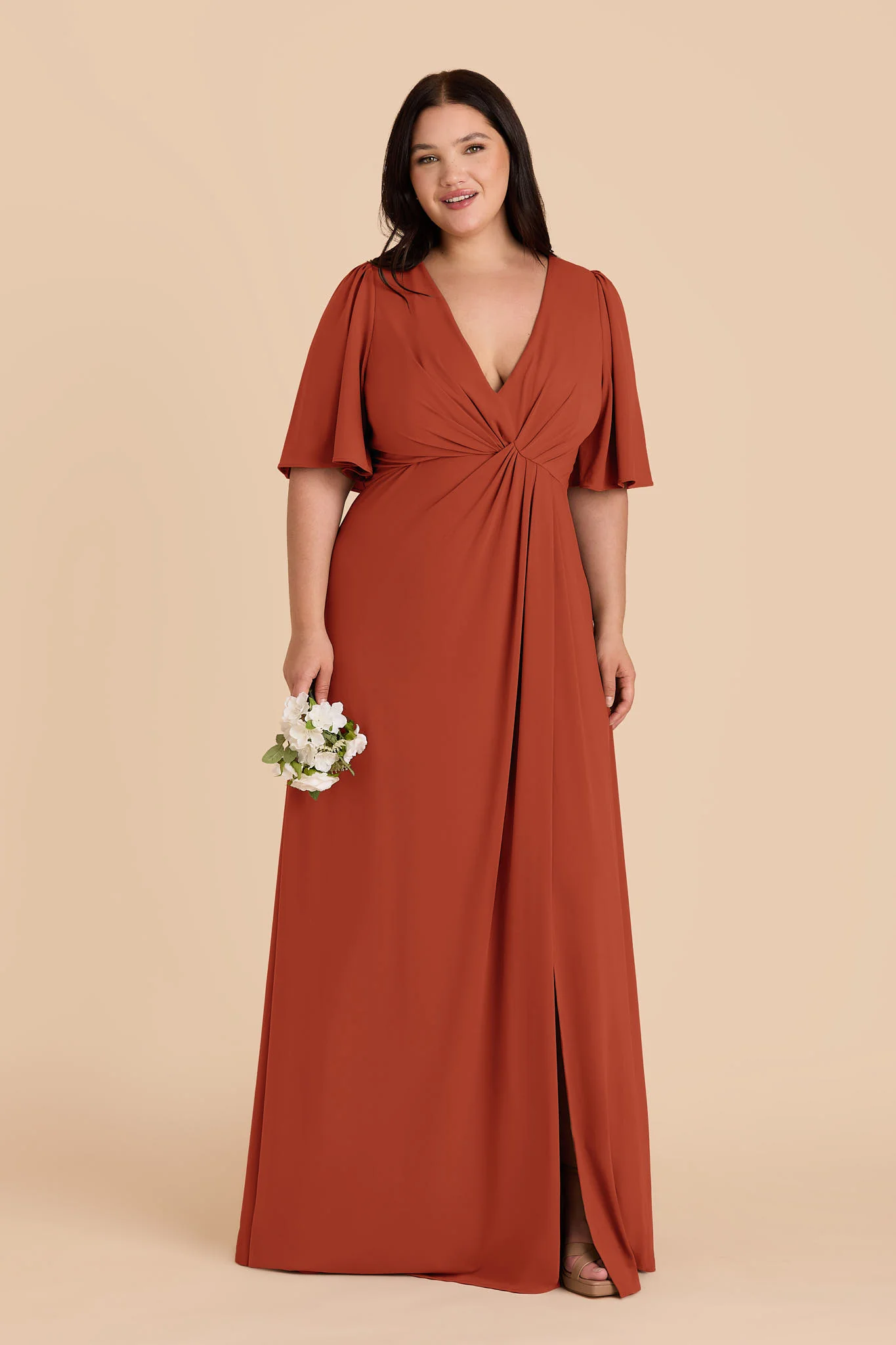 Fatima Luxe Stretch Knit Dress - Auburn - Image 2