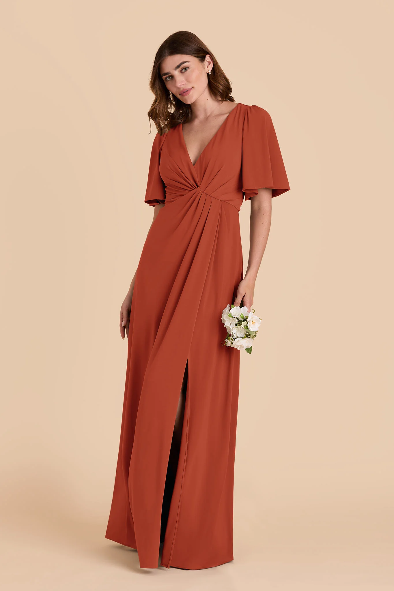Fatima Luxe Stretch Knit Dress - Auburn - Image 3