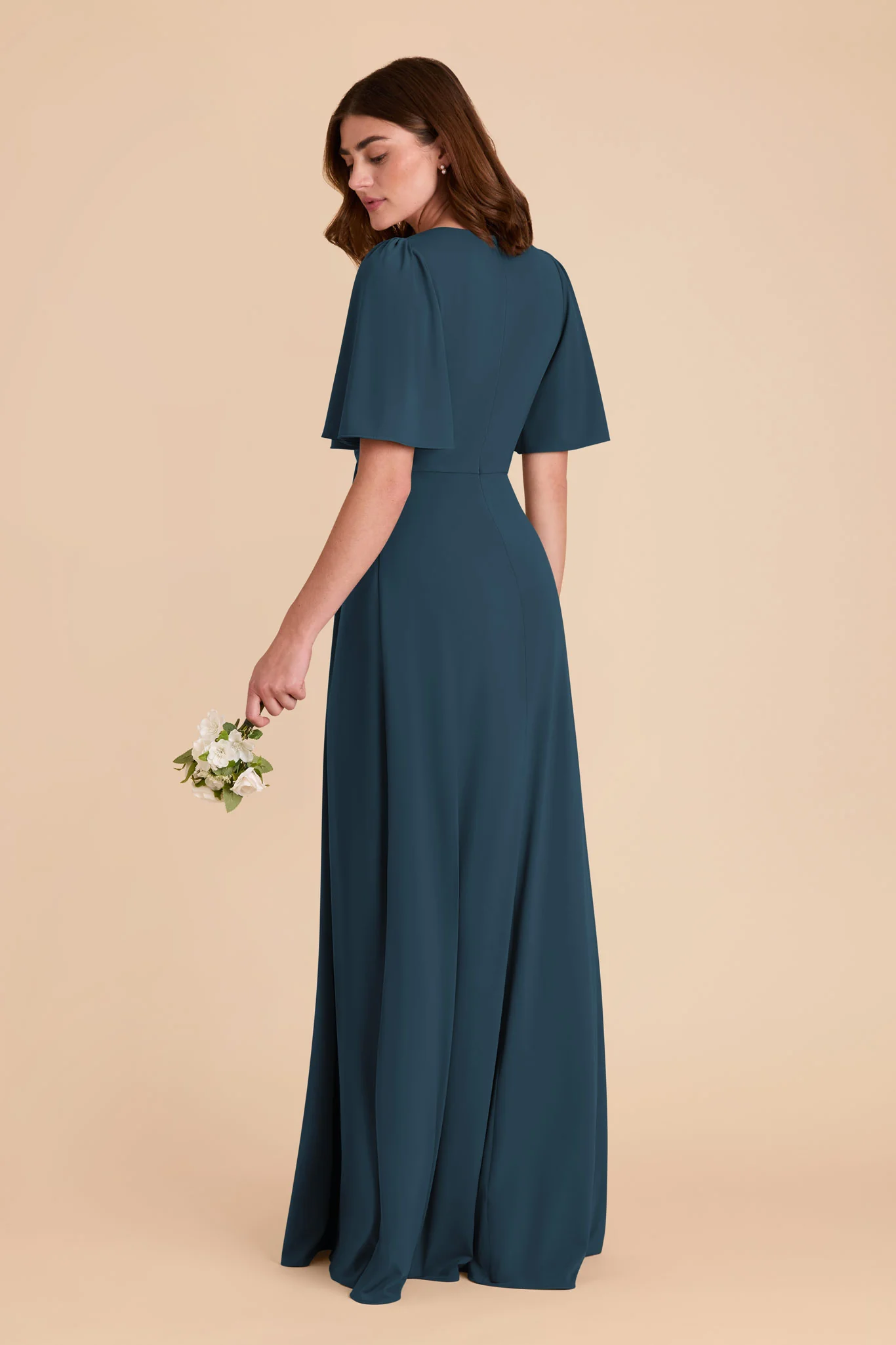 Fatima Luxe Stretch Knit Dress - Dark Teal - Image 5