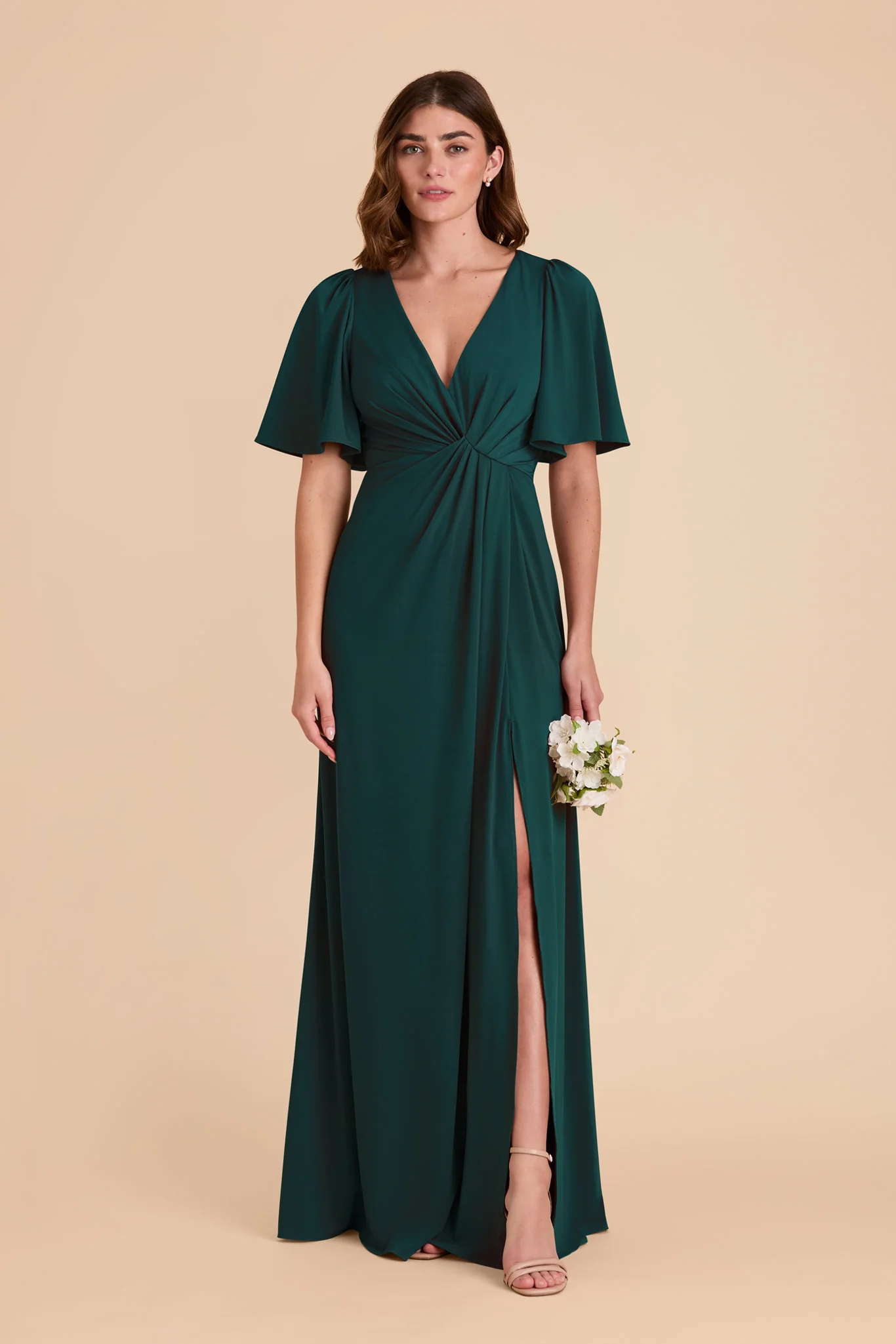 Fatima Luxe Stretch Knit Dress - Emerald