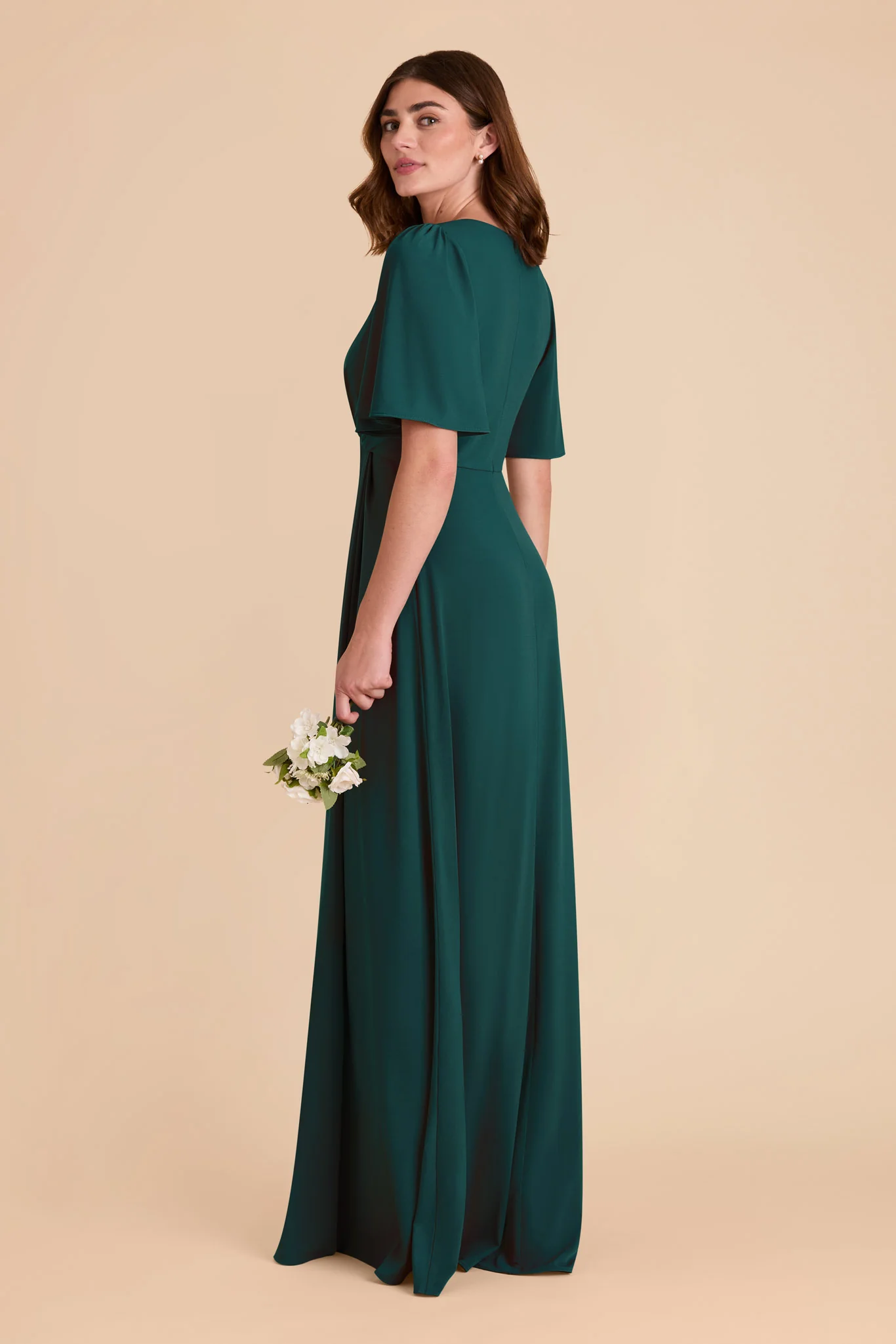 Fatima Luxe Stretch Knit Dress - Emerald - Image 4