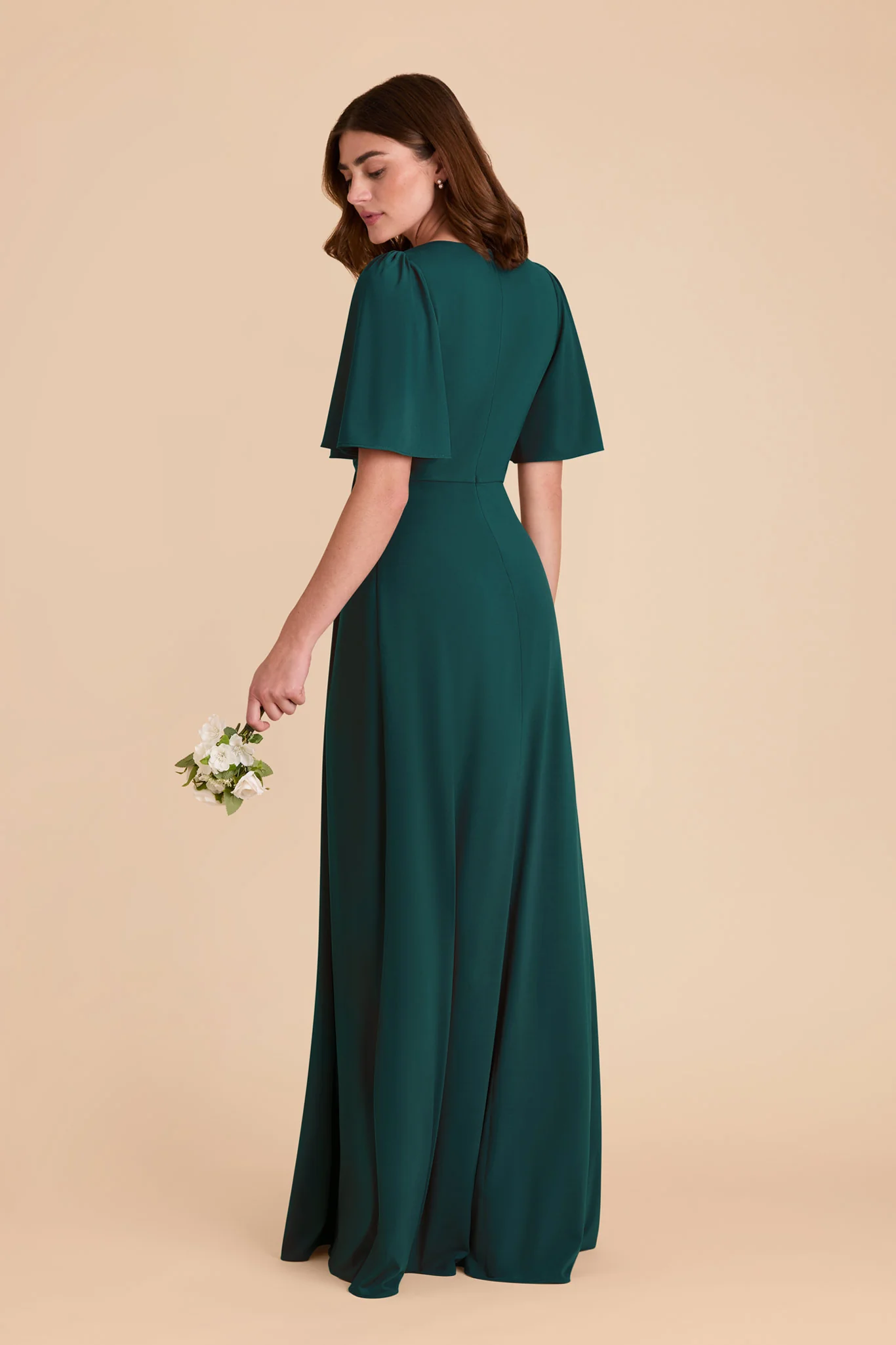 Fatima Luxe Stretch Knit Dress - Emerald - Image 5