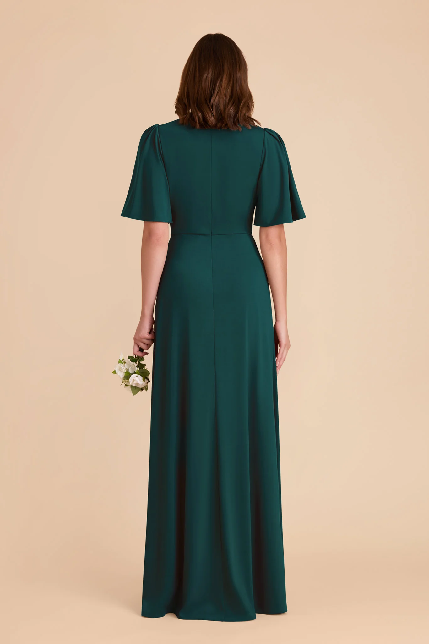 Fatima Luxe Stretch Knit Dress - Emerald - Image 6