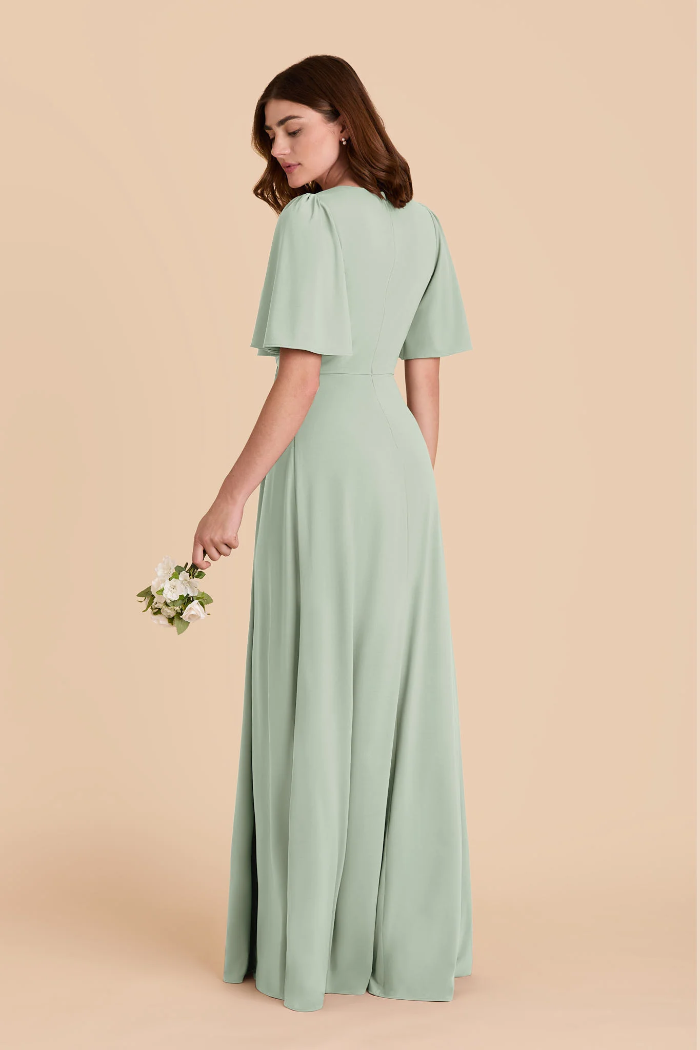 Fatima Luxe Stretch Knit Dress - Sage - Image 4