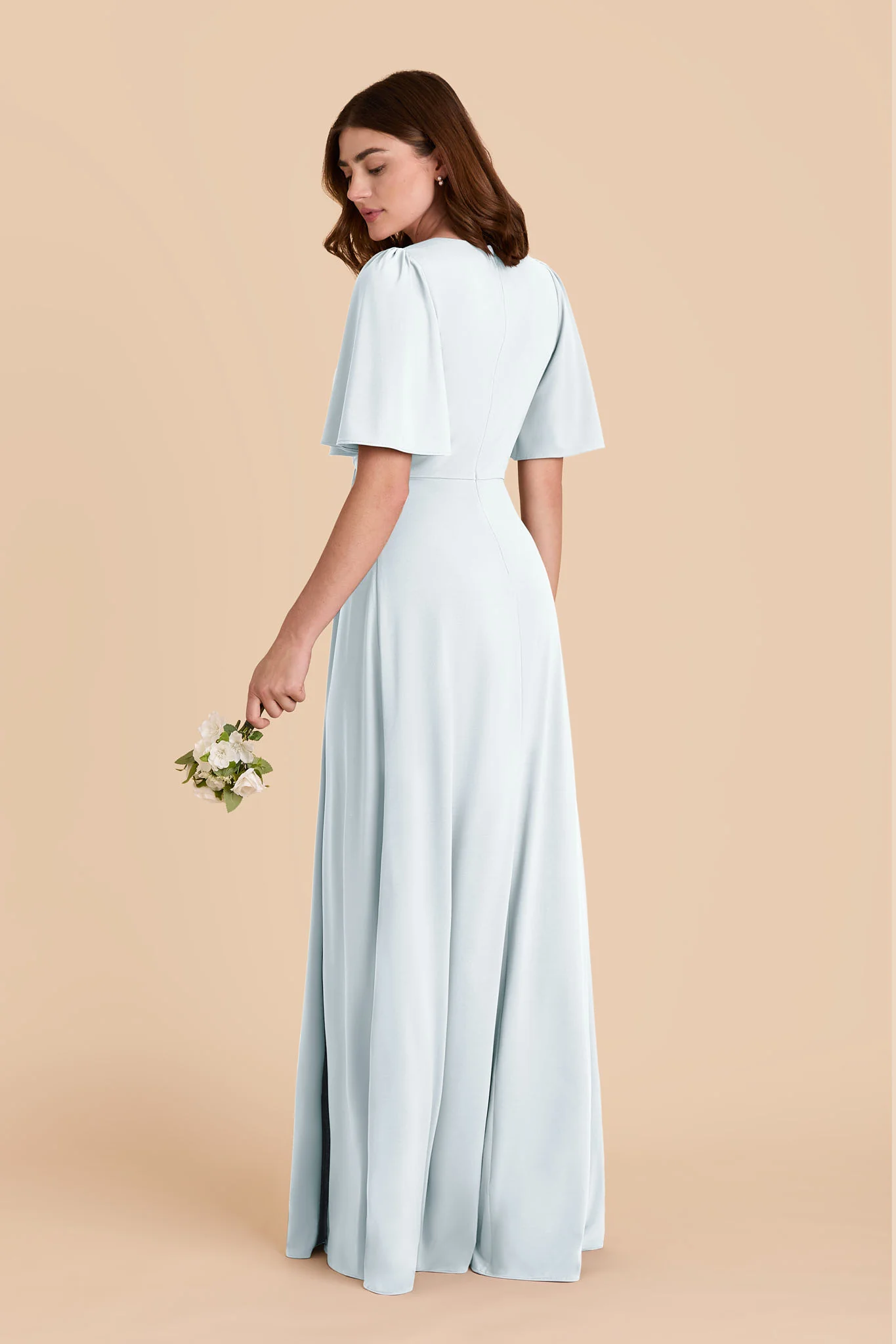 Fatima Luxe Stretch Knit Dress - Mist Blue - Image 4