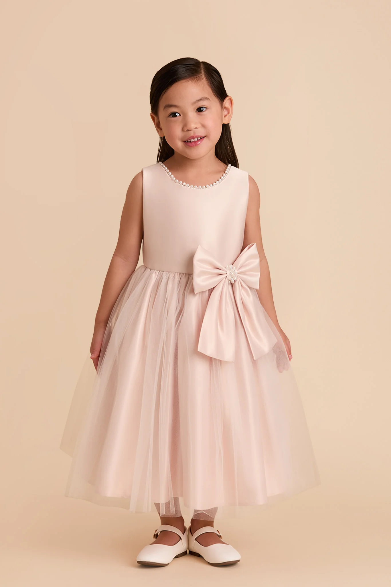 Fern Flower Girl Dress - Blush