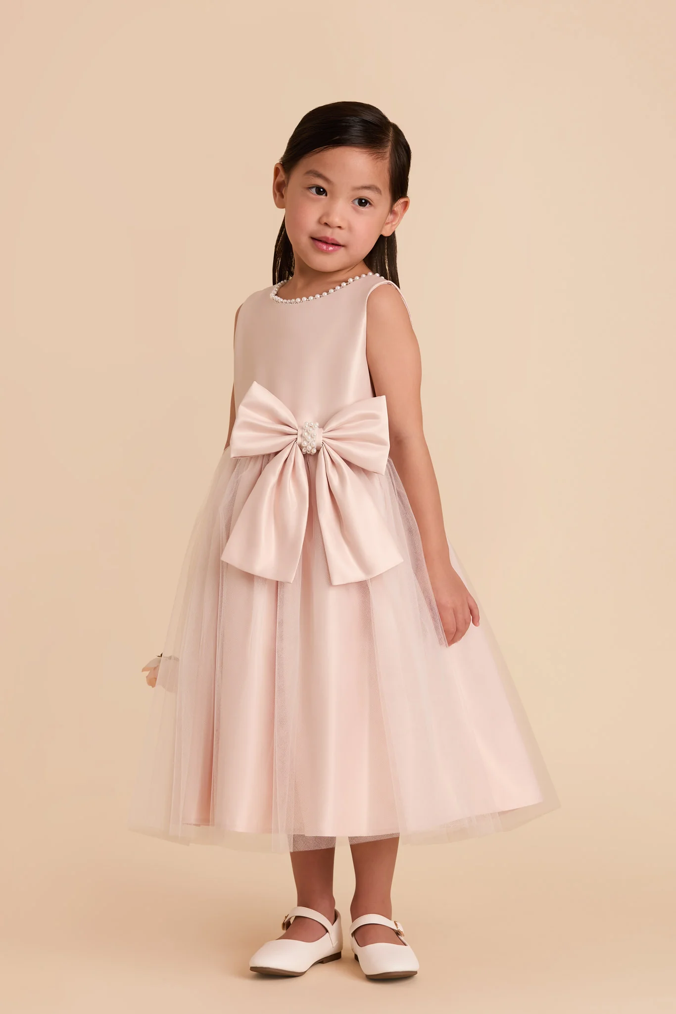 Fern Flower Girl Dress - Blush - Image 2