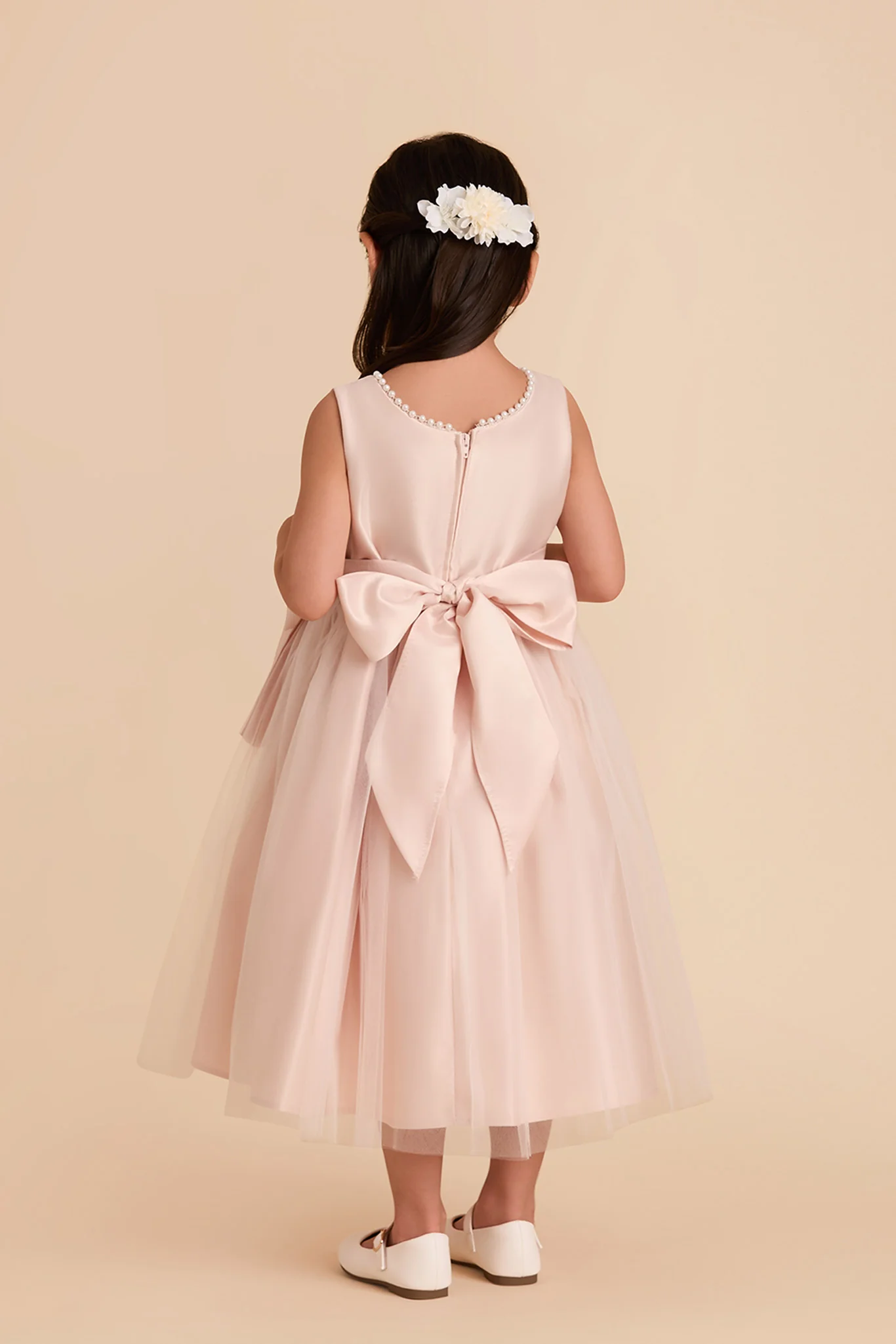 Fern Flower Girl Dress - Blush - Image 5