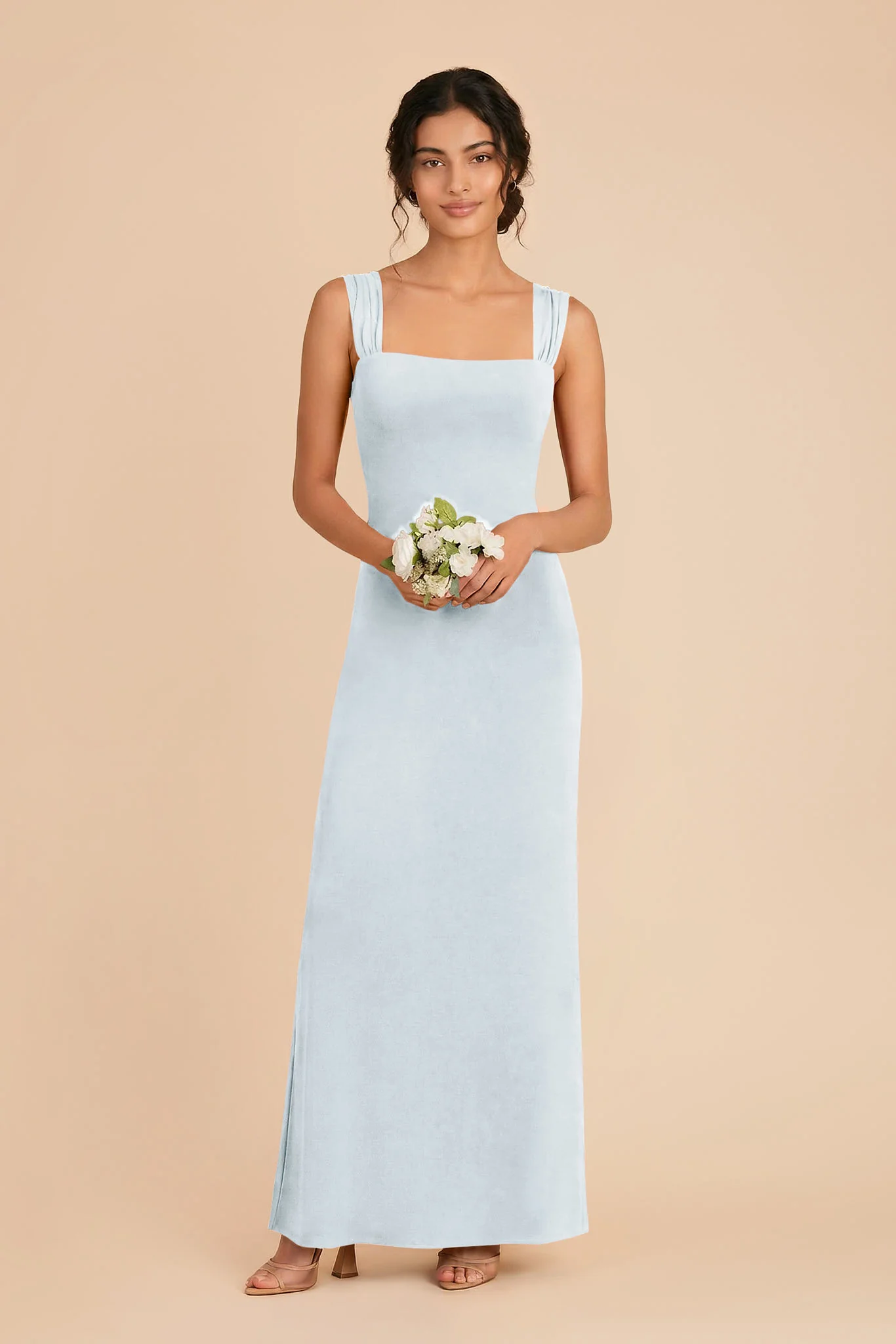 Freida Luxe Stretch Knit Dress - Mist Blue - Image 3