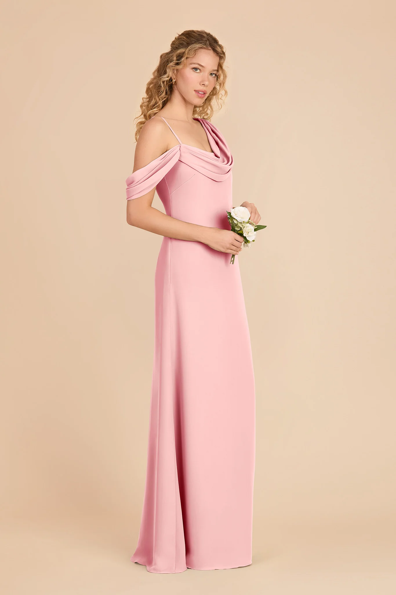 Freya Chiffon Dress - Bubblegum Pink - Image 3