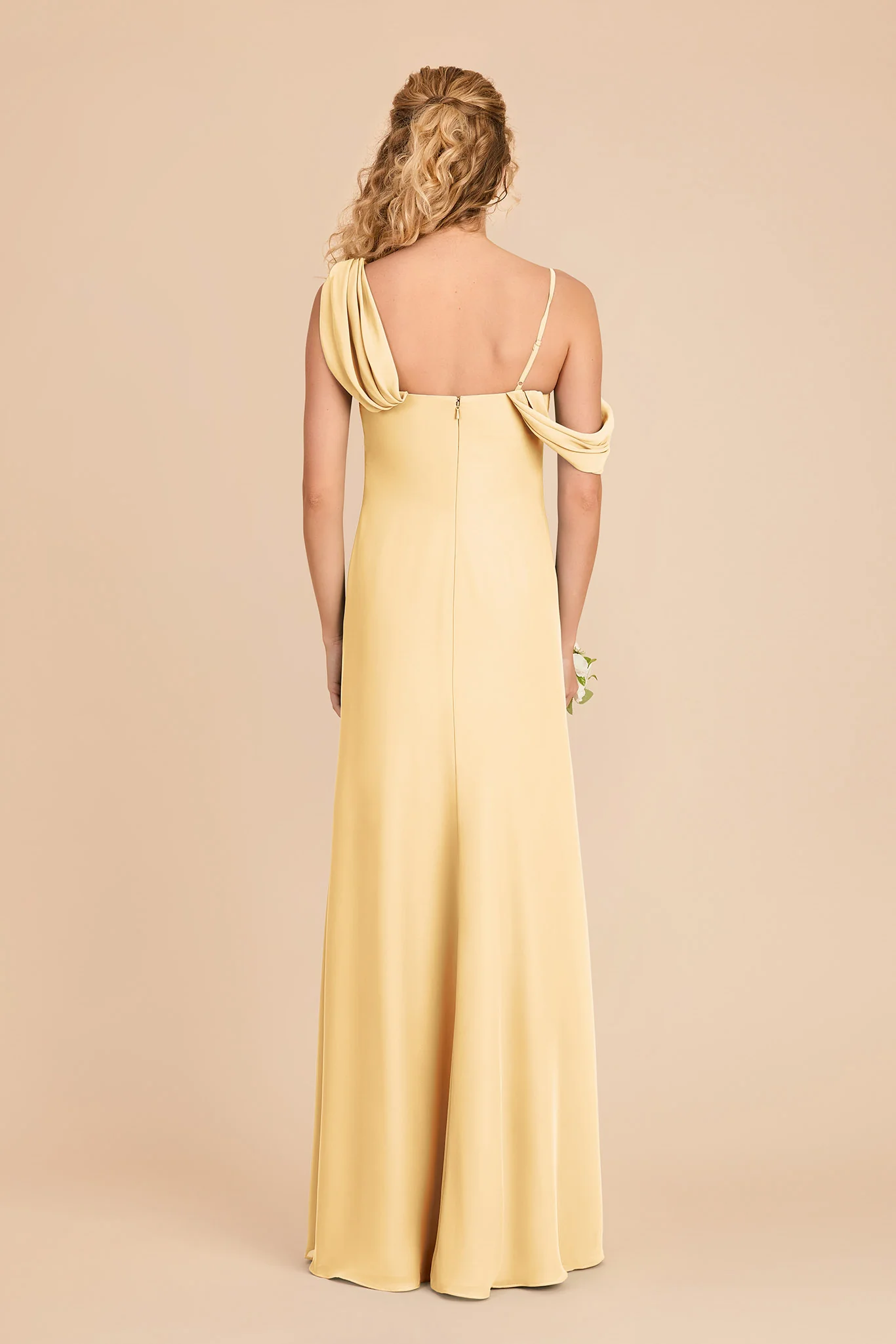 Freya Chiffon Dress - Butter - Image 5