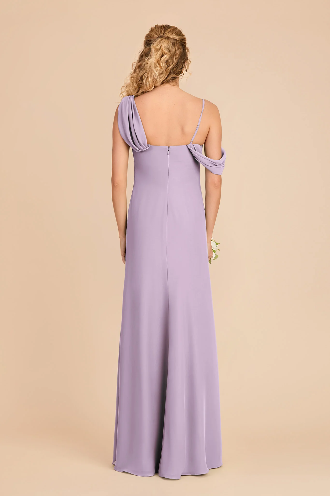 Freya Chiffon Dress - Lavender - Image 5