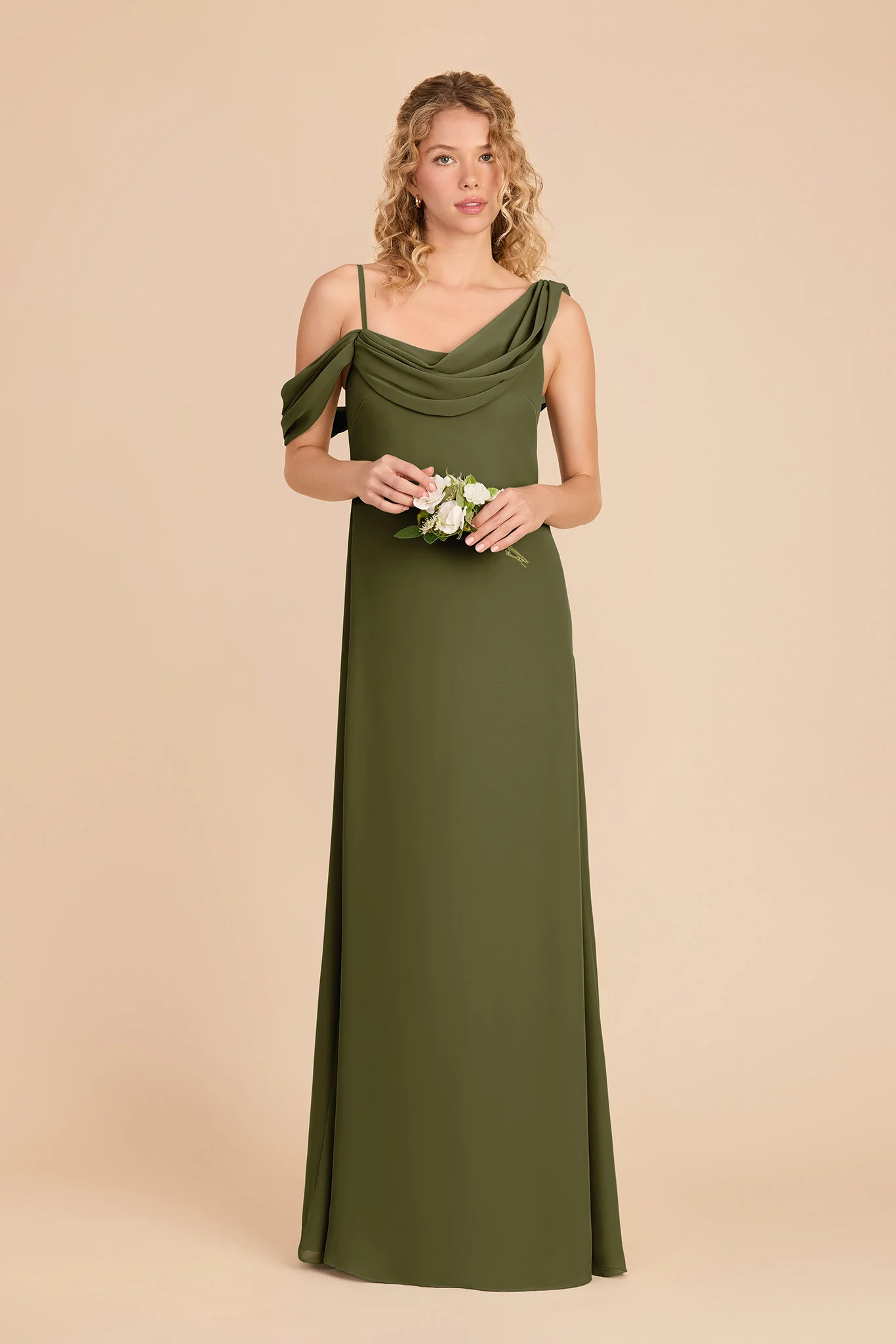 Freya Chiffon Dress - Martini - Image 2