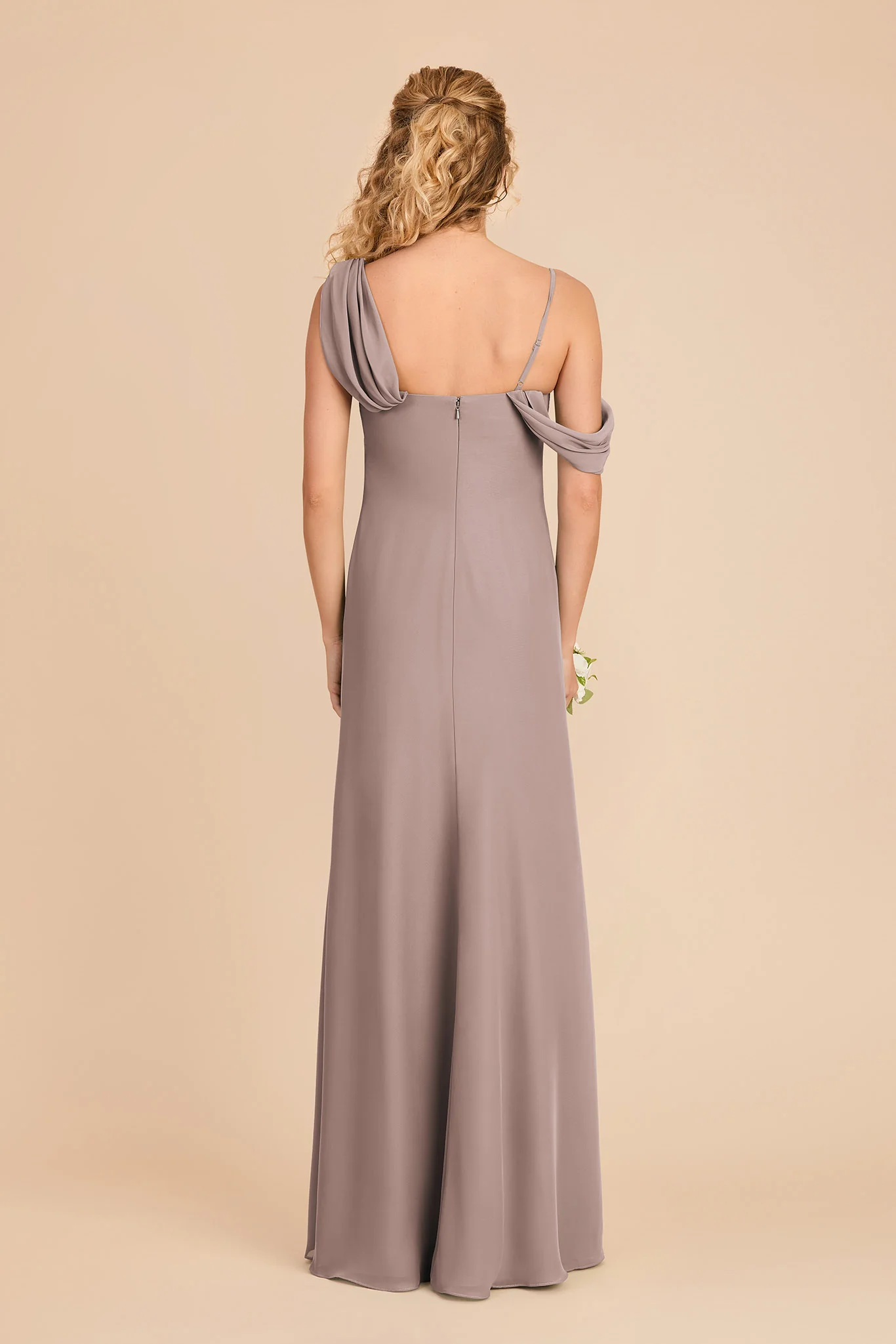 Freya Chiffon Dress - Toffee - Image 5