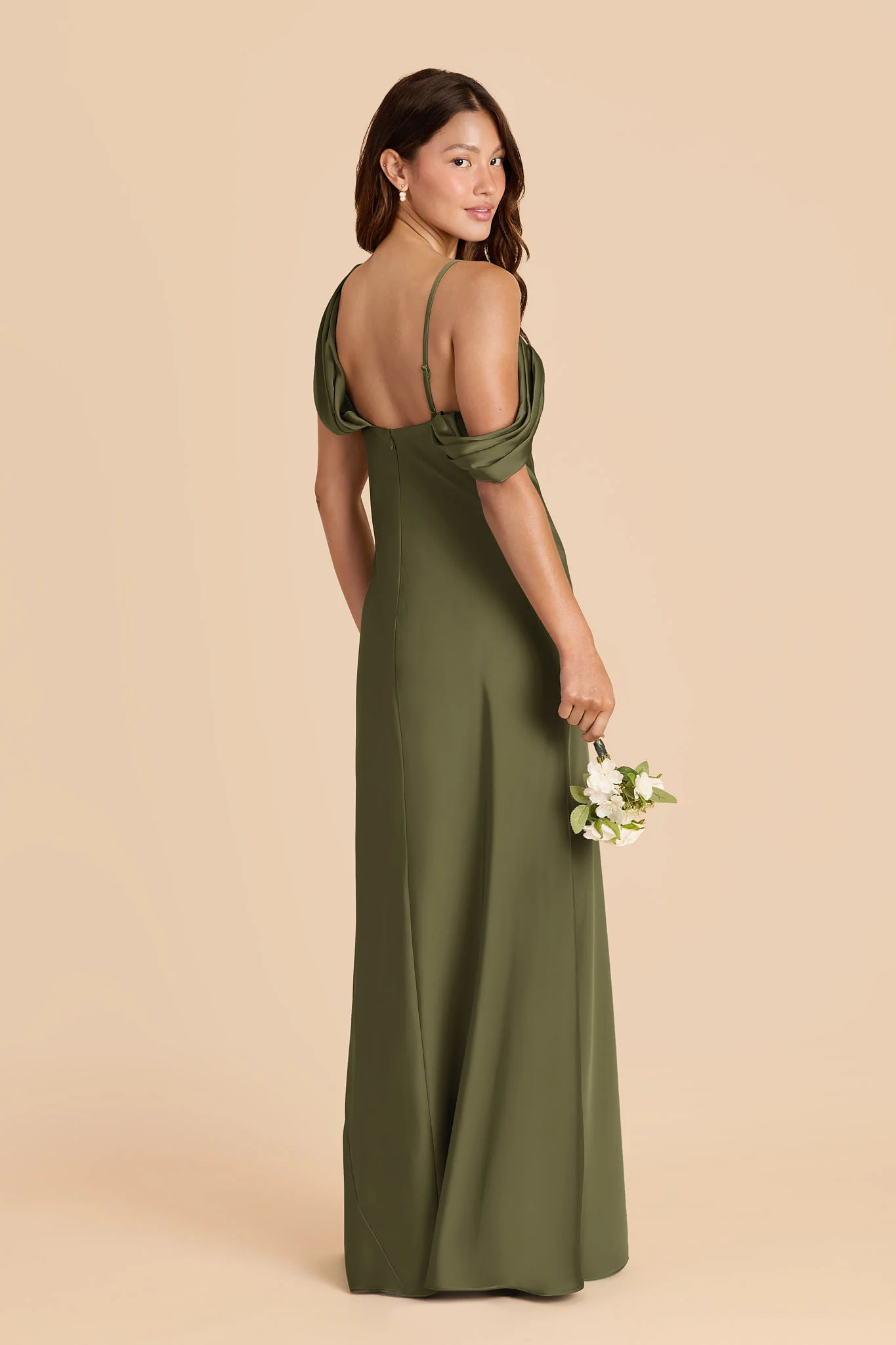 Freya Matte Satin Dress - Martini - Image 4