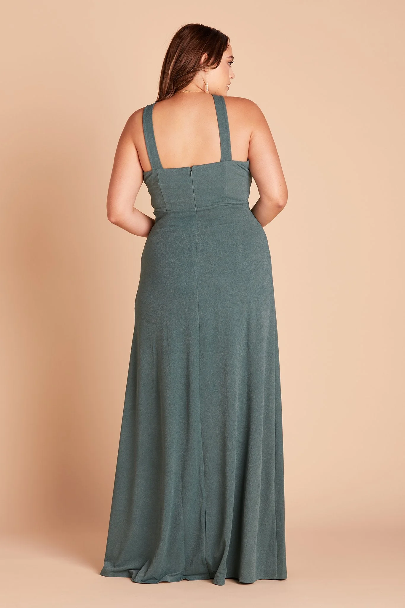 Gene Crepe Dress - Sea Glass - Image 14