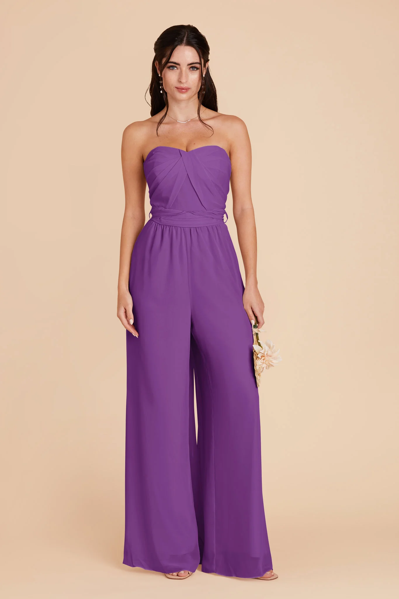 Gigi Chiffon Jumpsuit - Amethyst