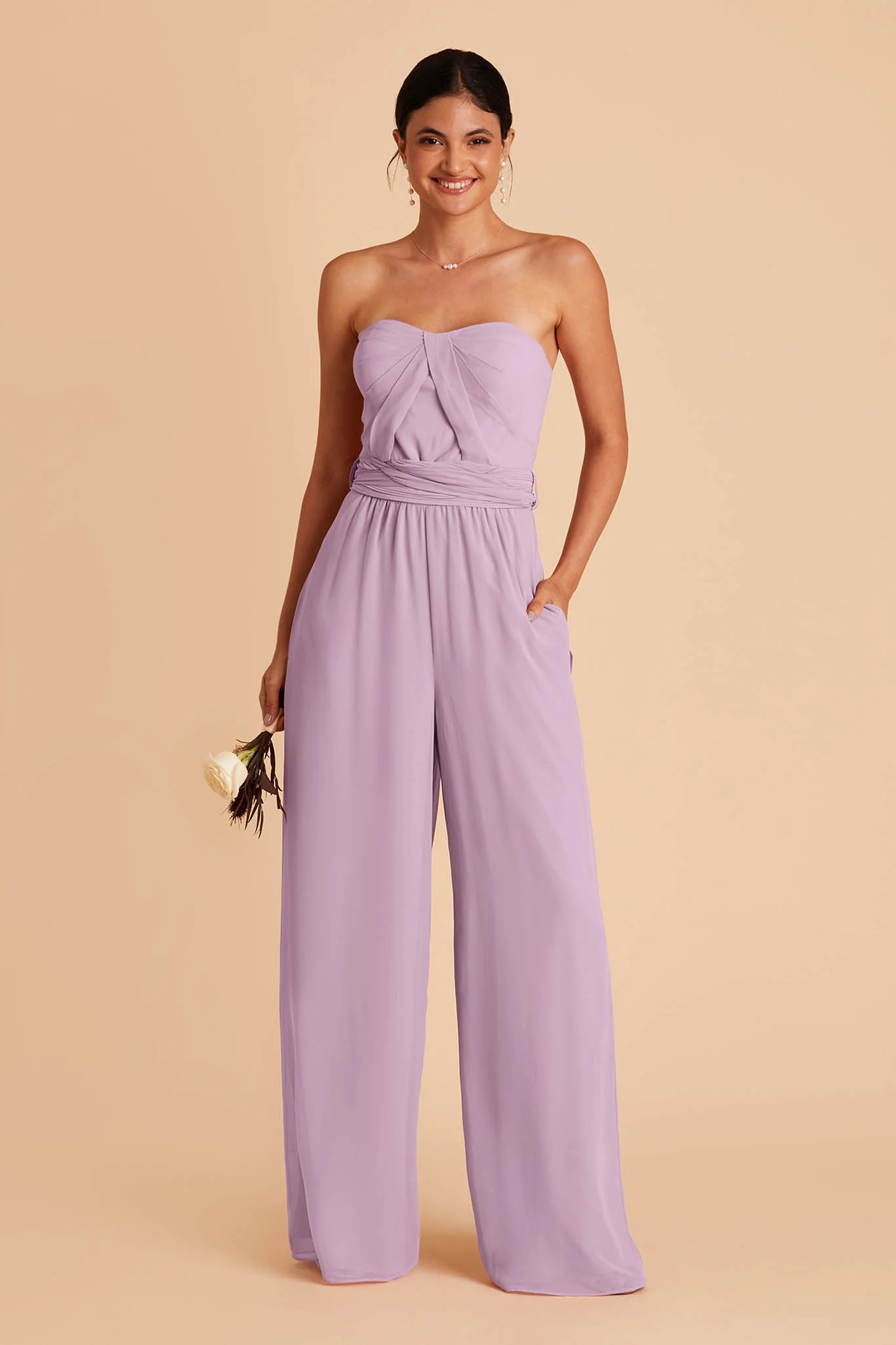 Gigi Chiffon Jumpsuit - Lavender