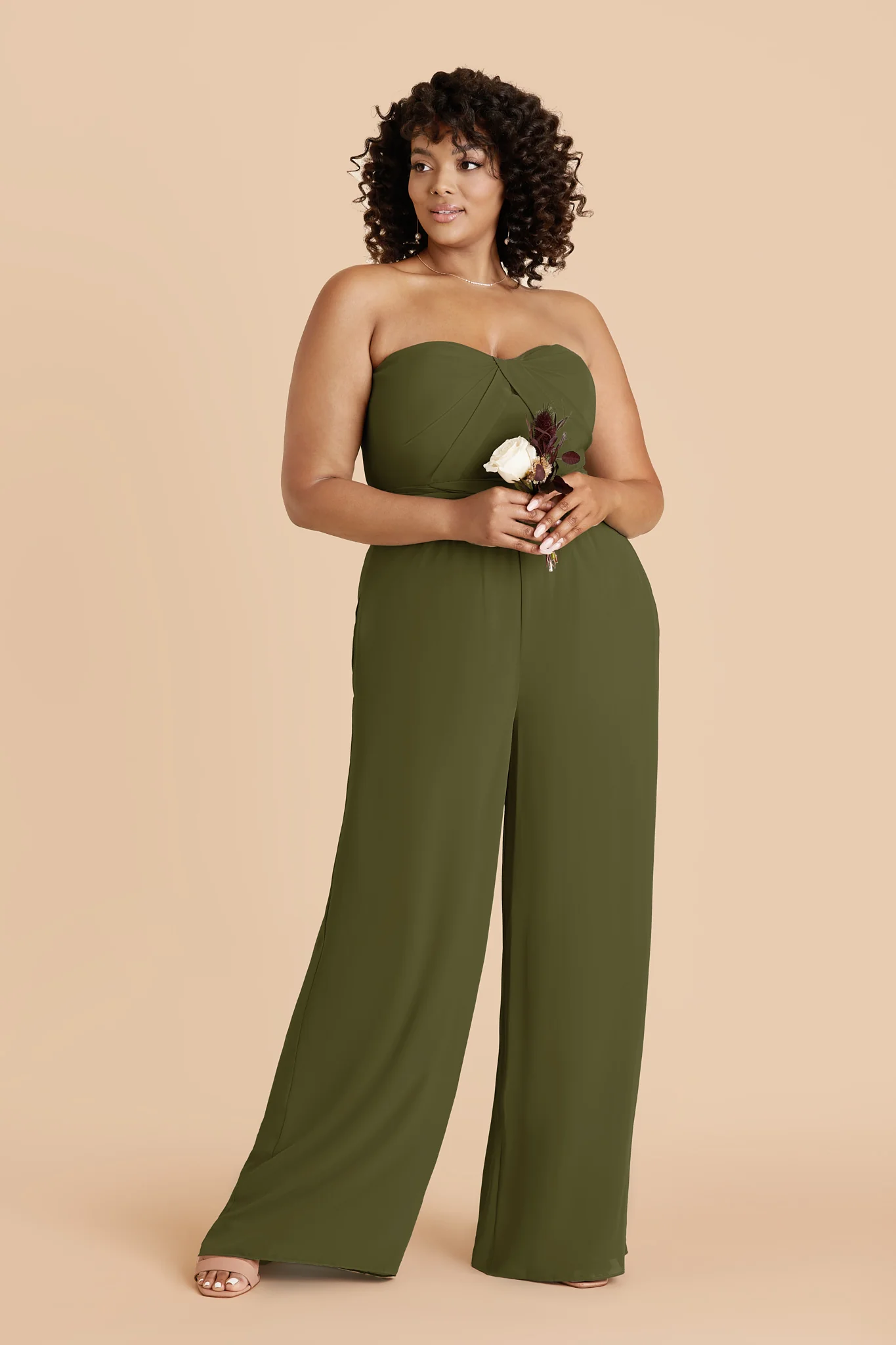 Gigi Chiffon Jumpsuit - Martini - Image 5