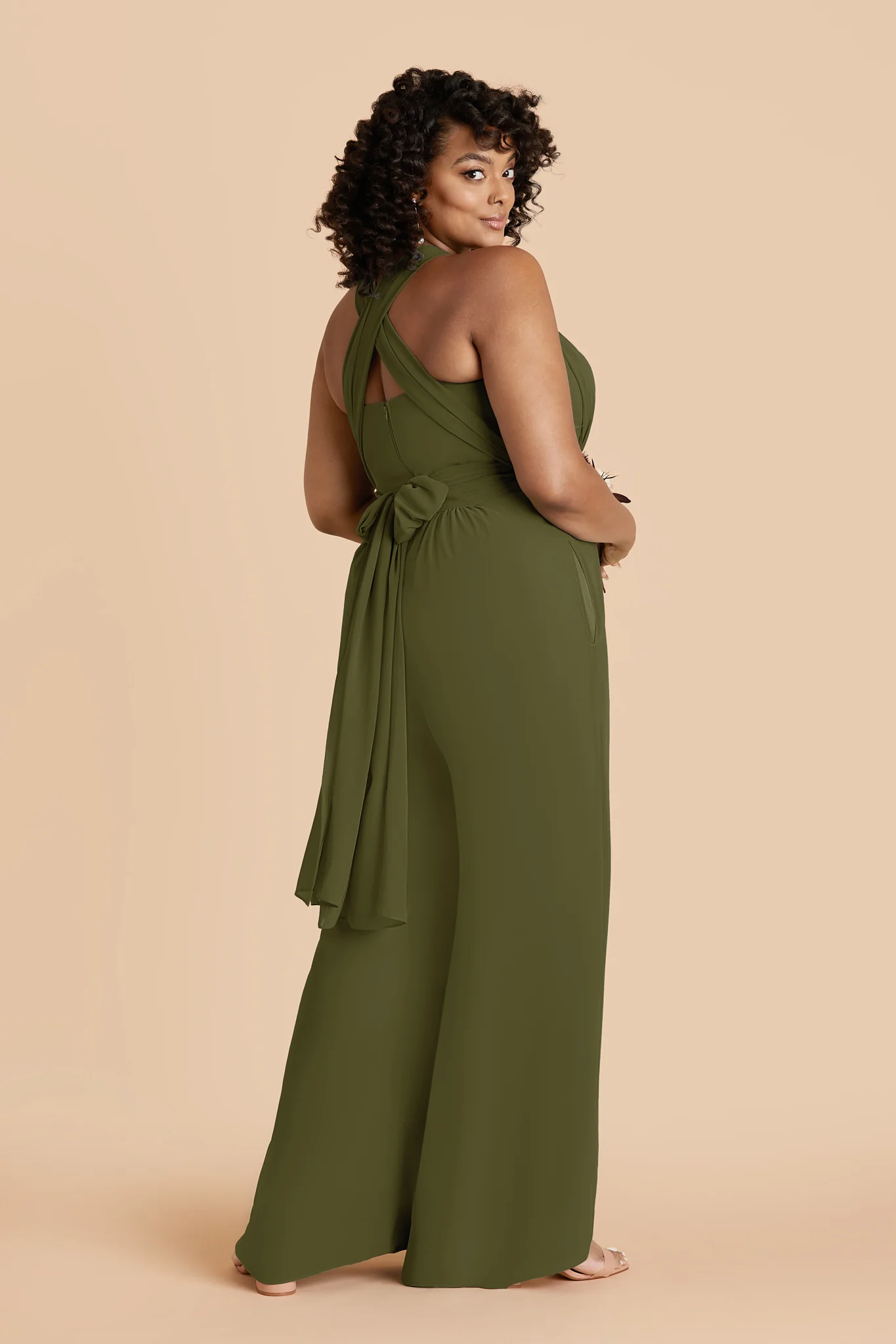 Gigi Chiffon Jumpsuit - Martini - Image 6