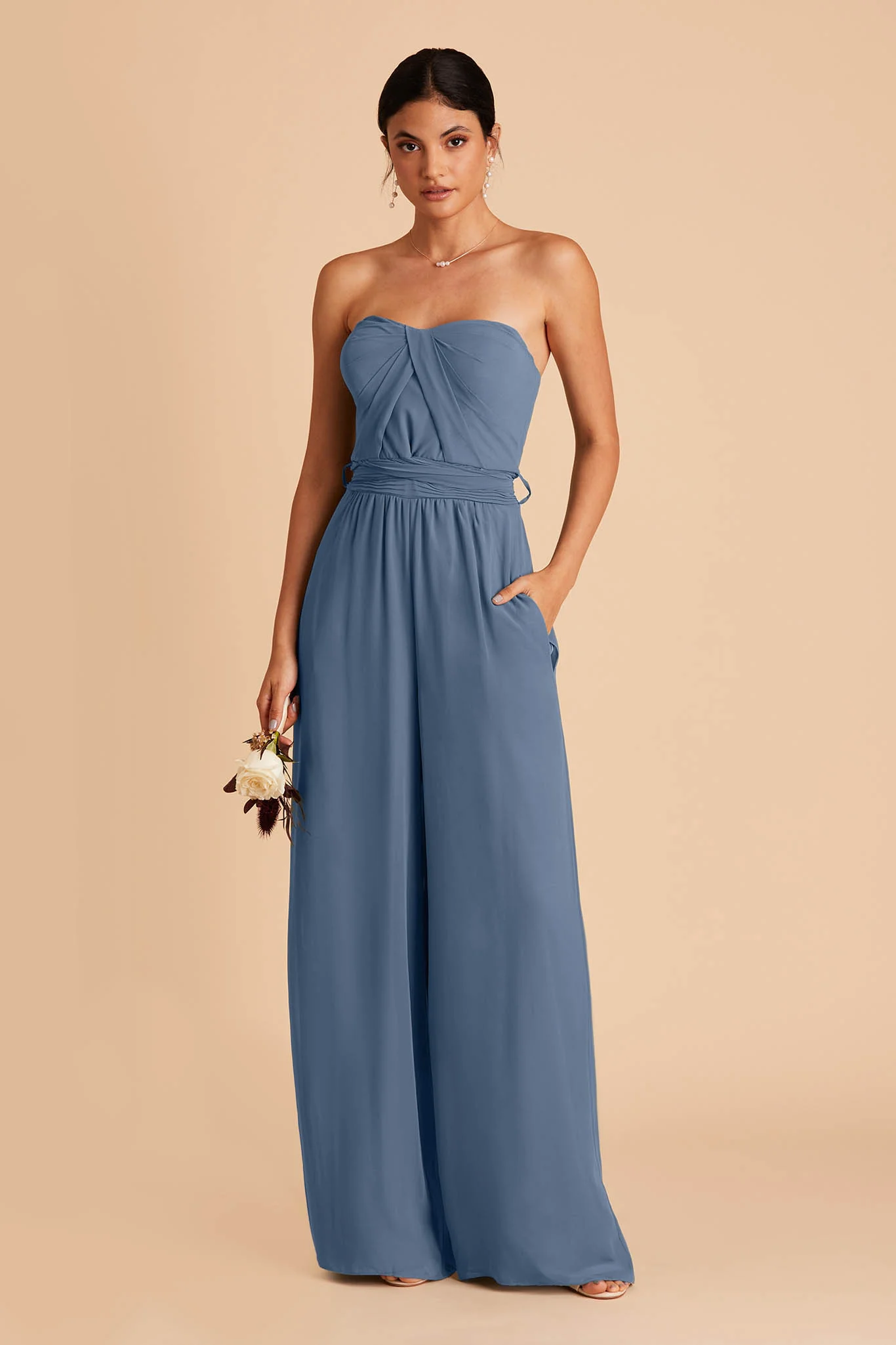 Gigi Chiffon Jumpsuit - Twilight