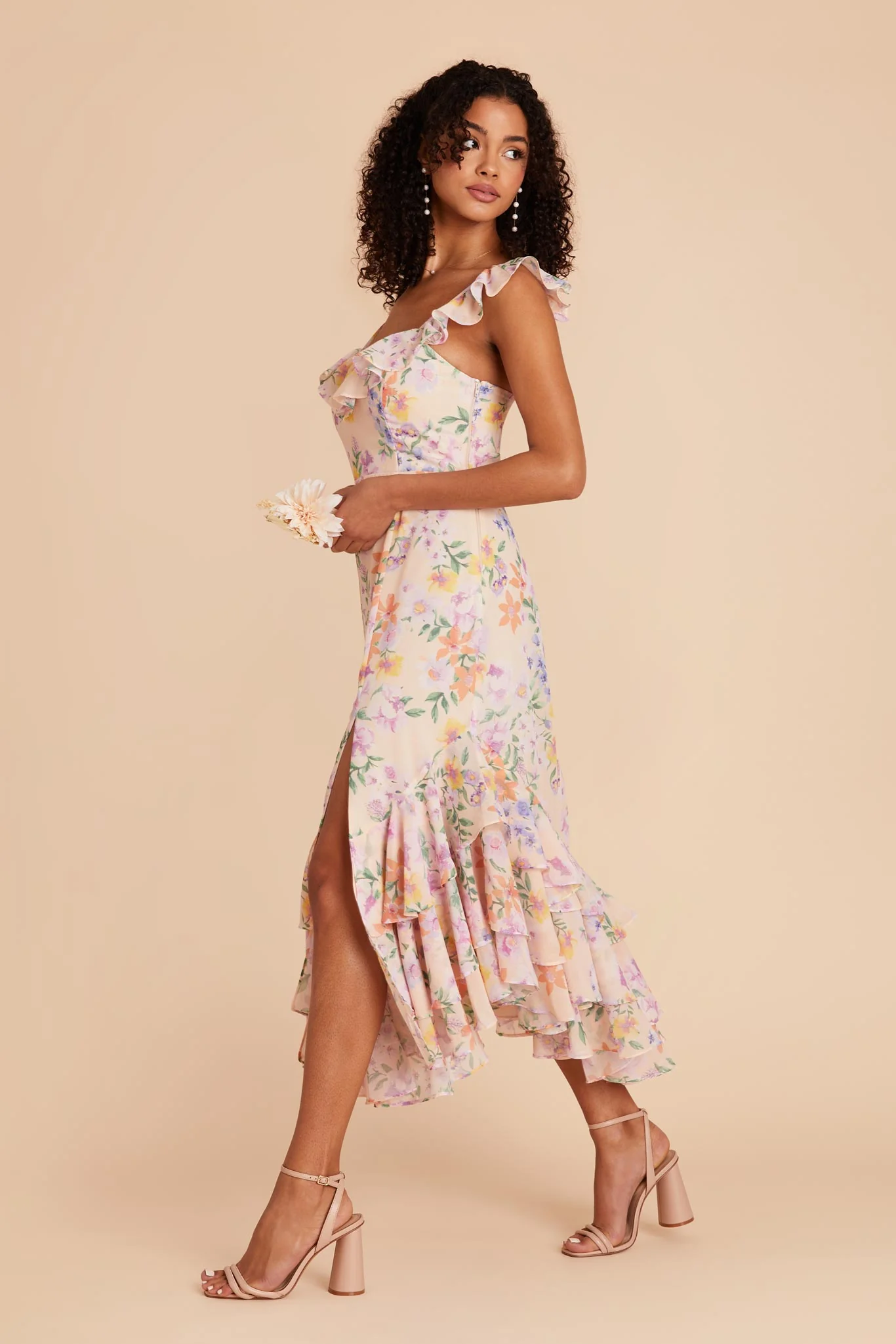 Ginny Chiffon Dress - Botanical Blooms - Image 4