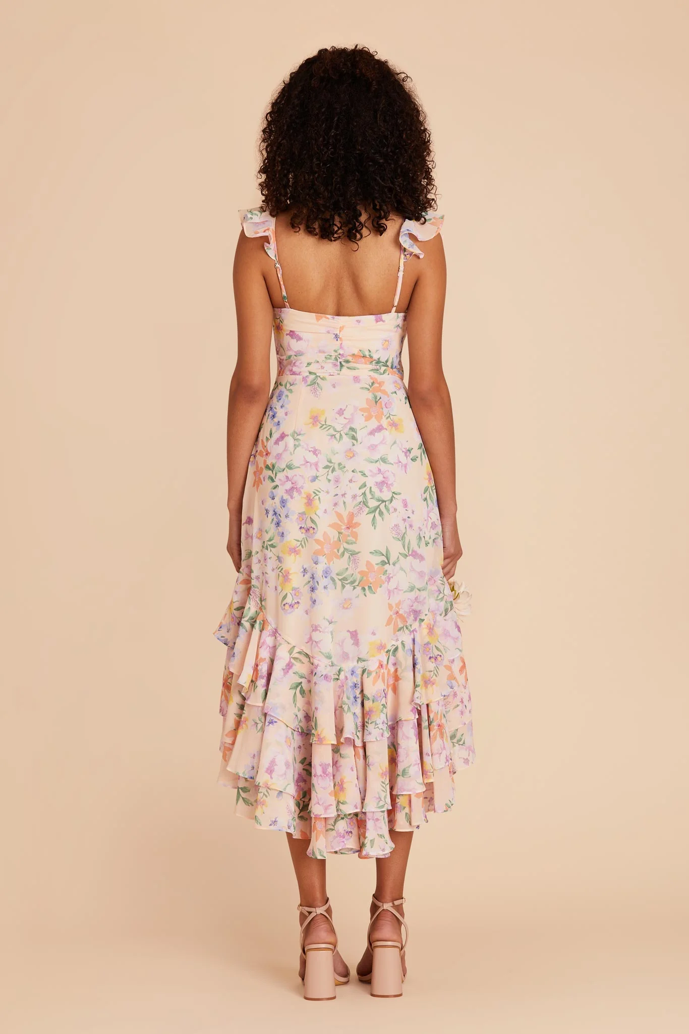 Ginny Chiffon Dress - Botanical Blooms - Image 5
