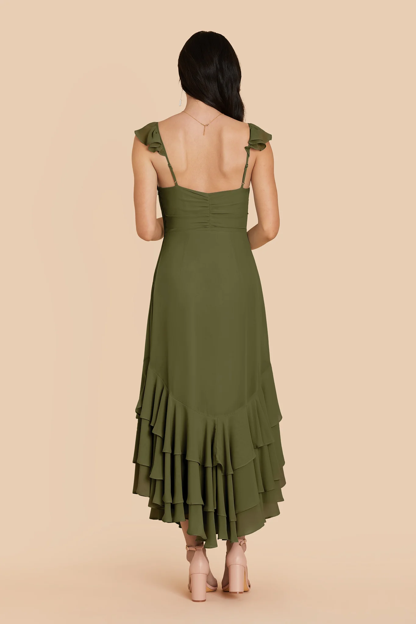 Ginny Chiffon Dress - Martini - Image 5