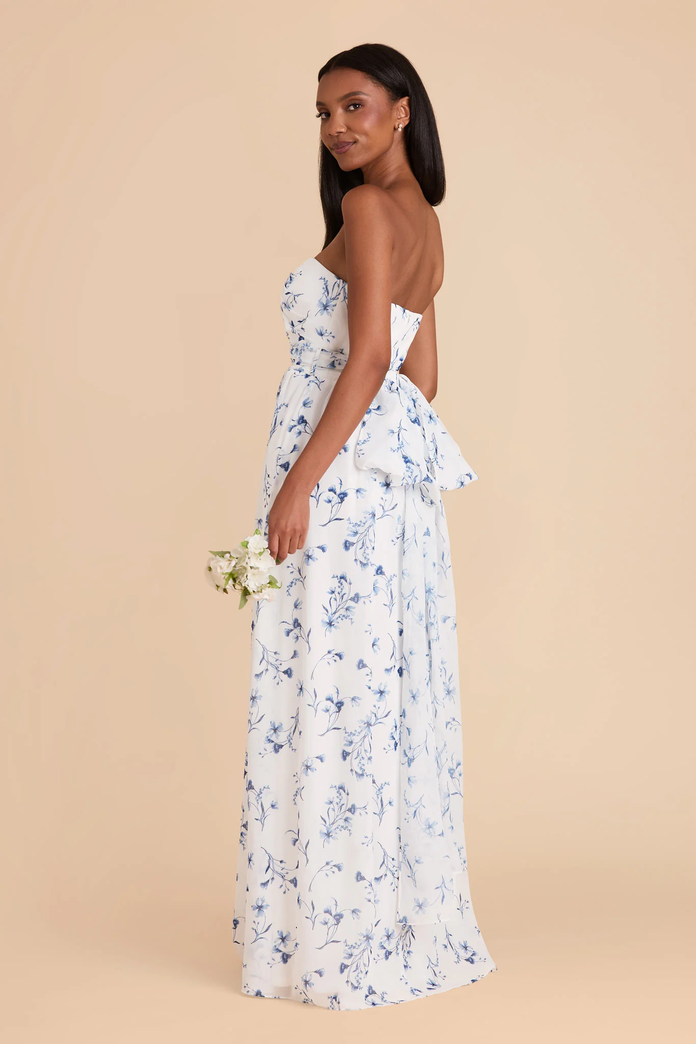 Grace Chiffon Dress - Blue Le Fleur - Image 4