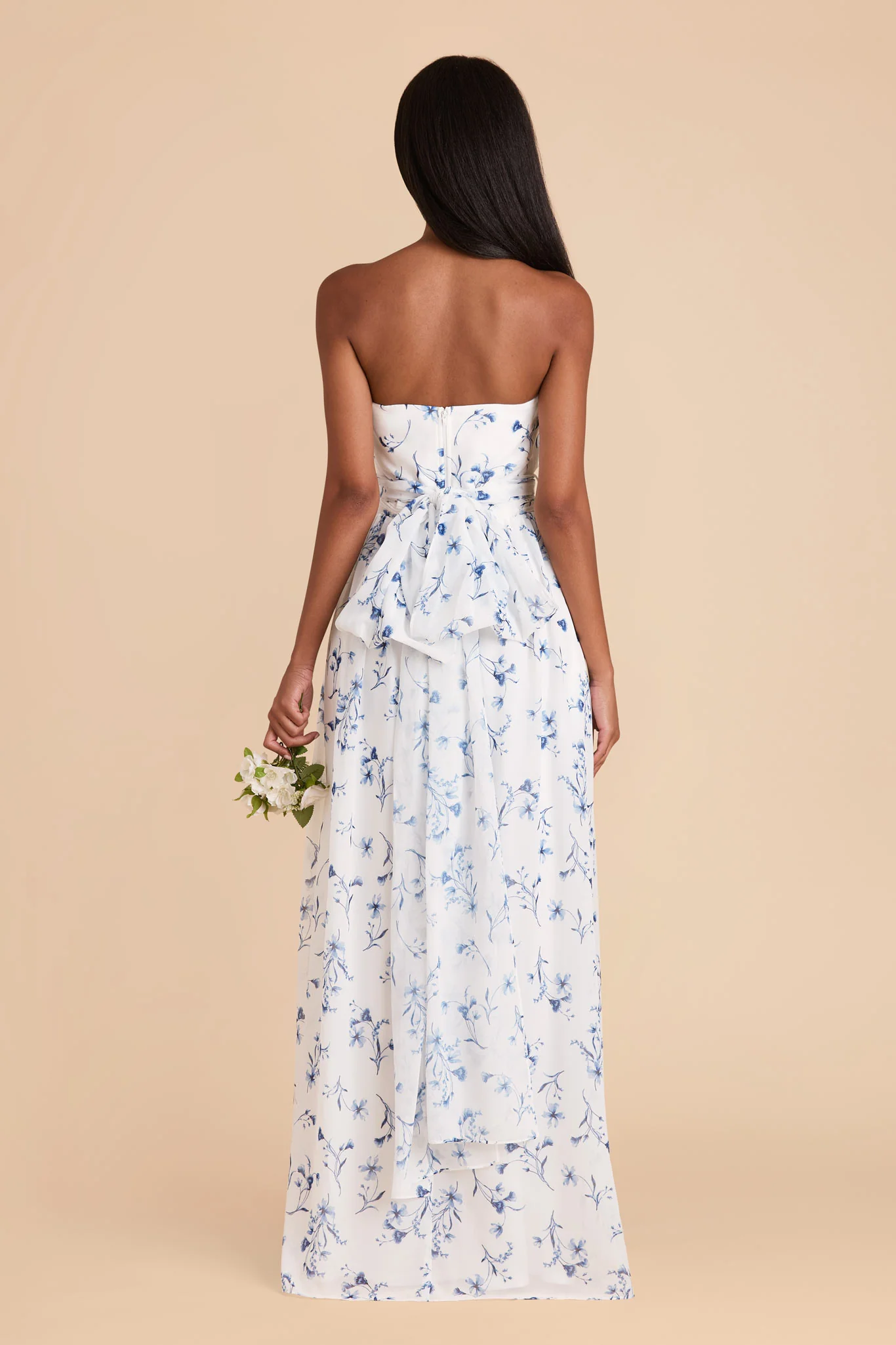 Grace Chiffon Dress - Blue Le Fleur - Image 5
