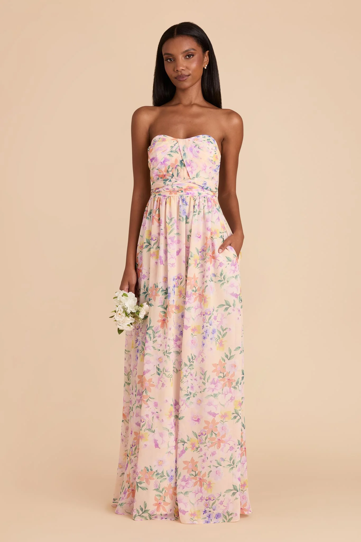 Grace Chiffon Dress - Botanical Blooms - Image 3