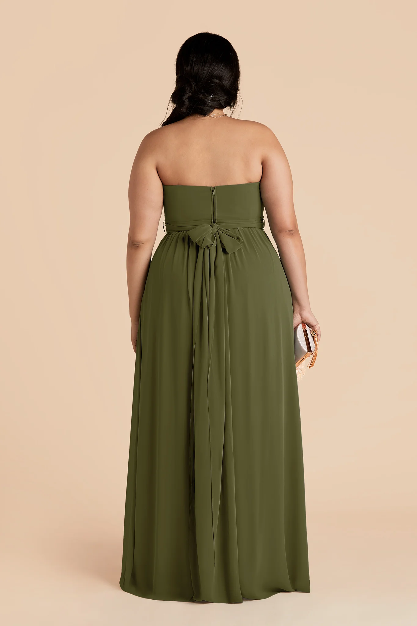 Grace Chiffon Dress - Martini - Image 4