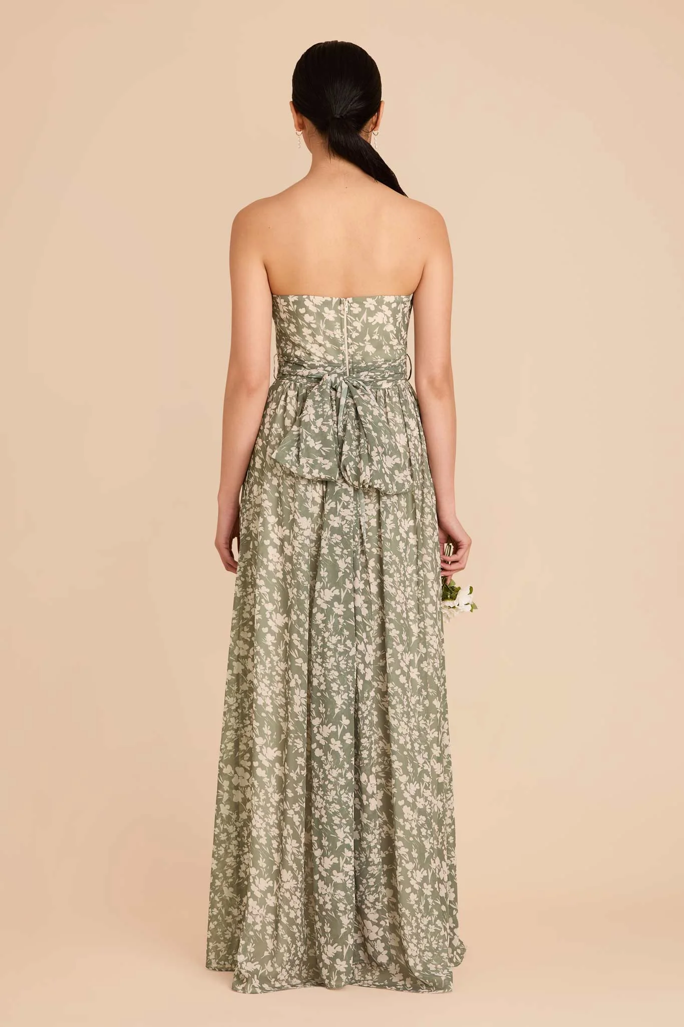 Grace Chiffon Dress - Thyme Dreamy Floral - Image 7