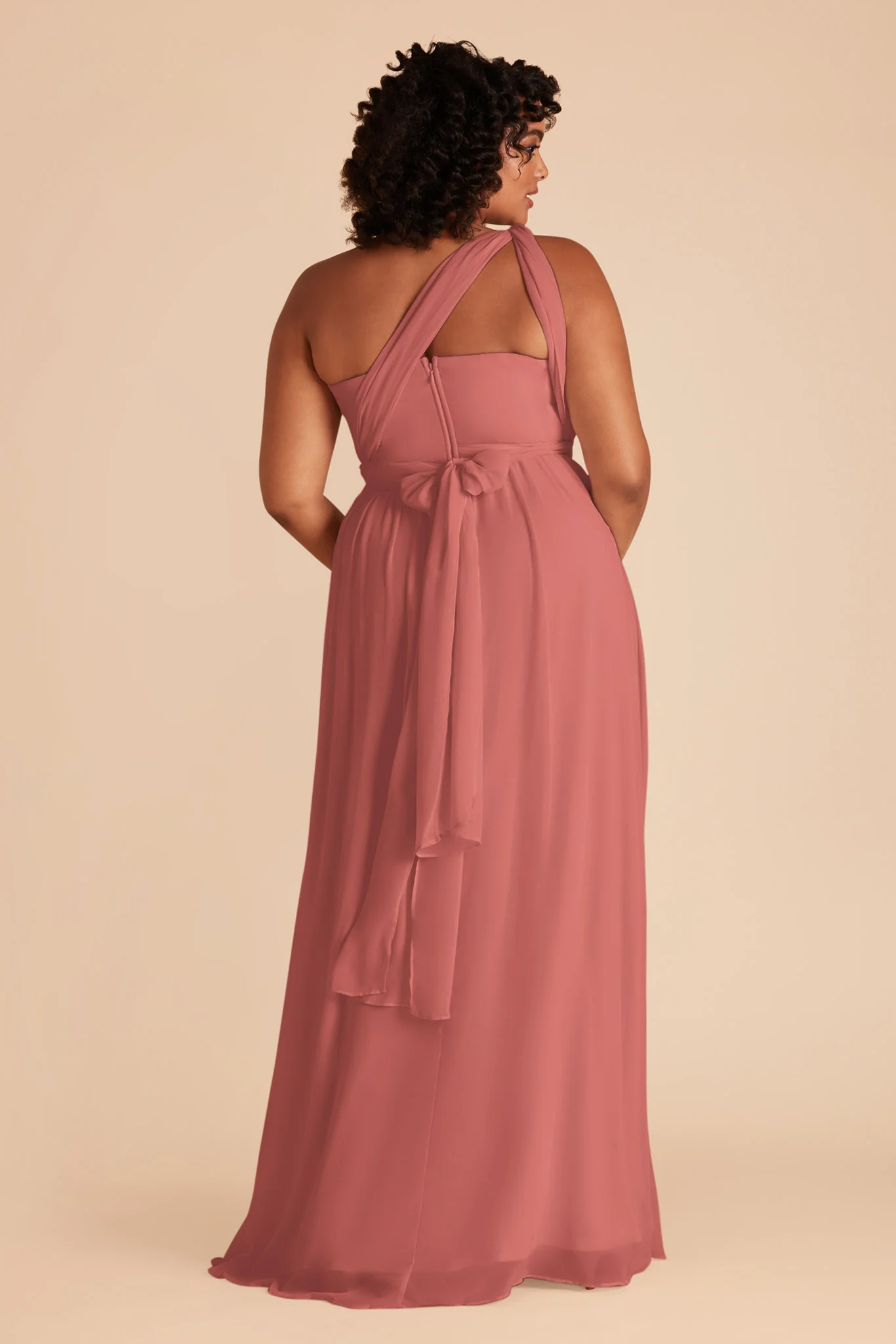 Grace Chiffon Dress - Wild Rose - Image 7