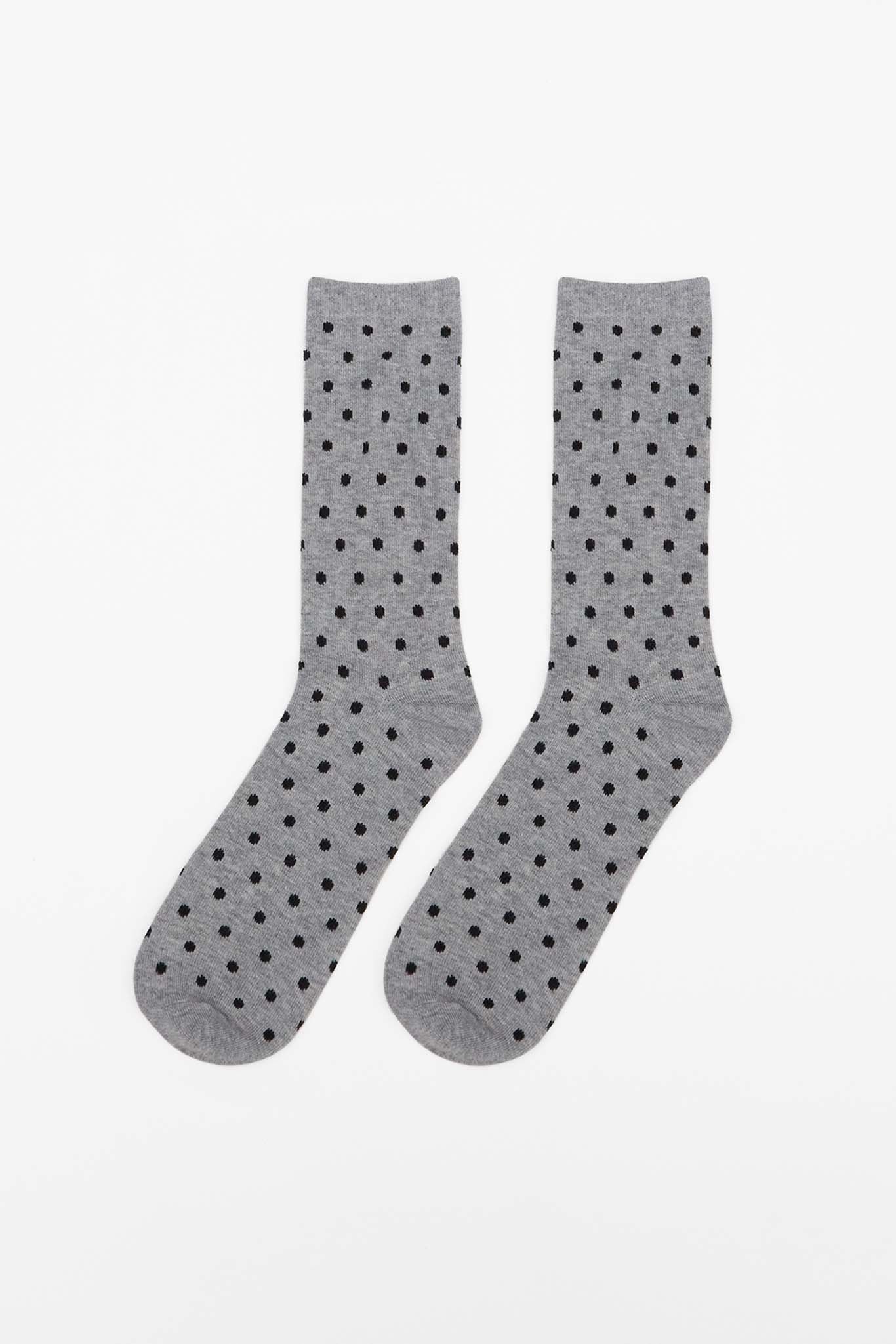 Groomsmen Socks - Polka Dot Grey - Image 3