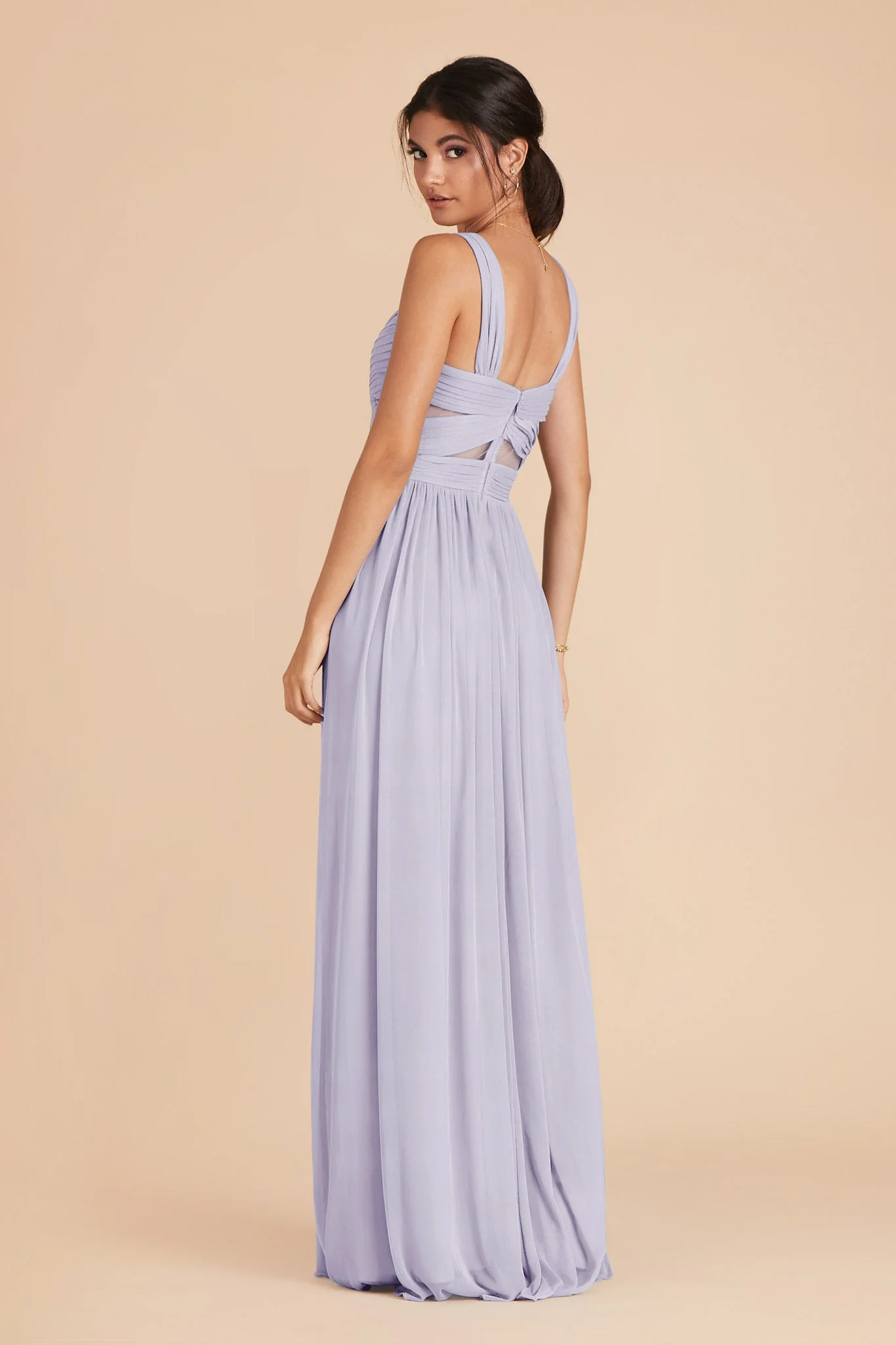 Gwennie Chiffon Dress - Periwinkle Blue - Image 5