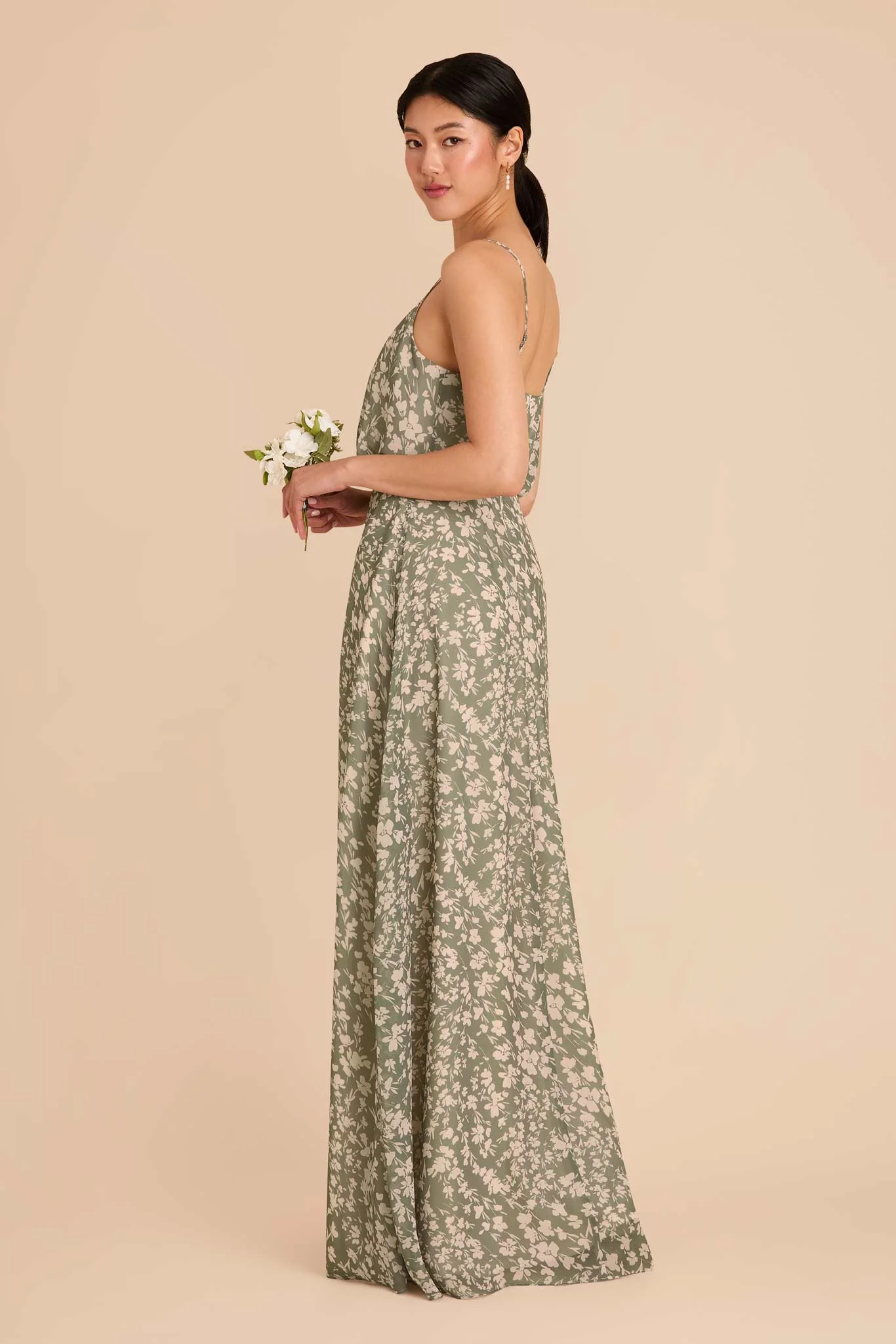 Gwennie Chiffon Dress - Thyme Dreamy Floral - Image 4