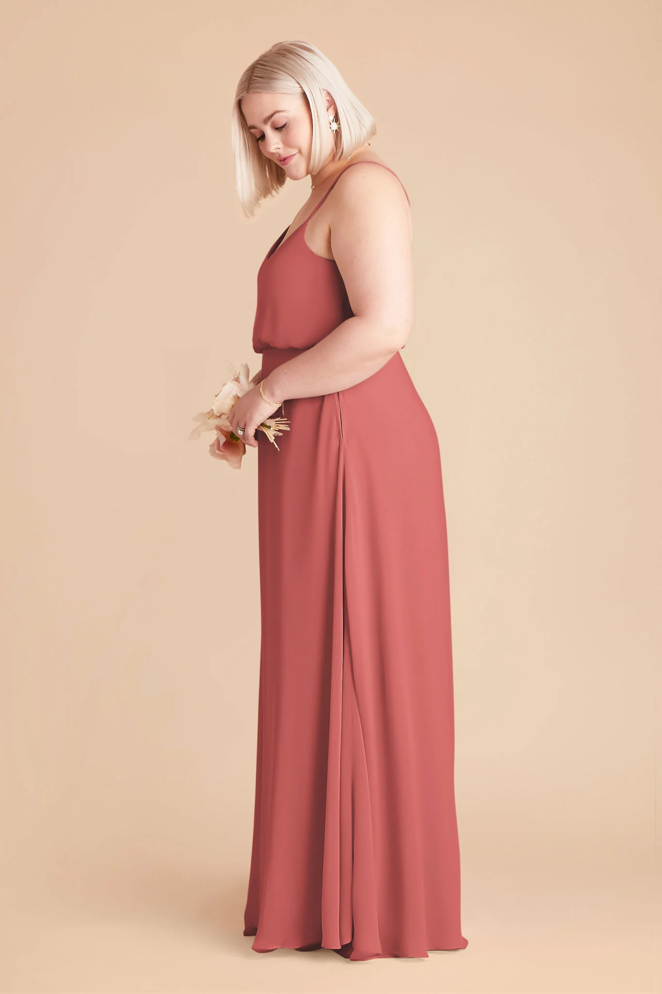 Gwennie Chiffon Dress - Wild Rose - Image 7