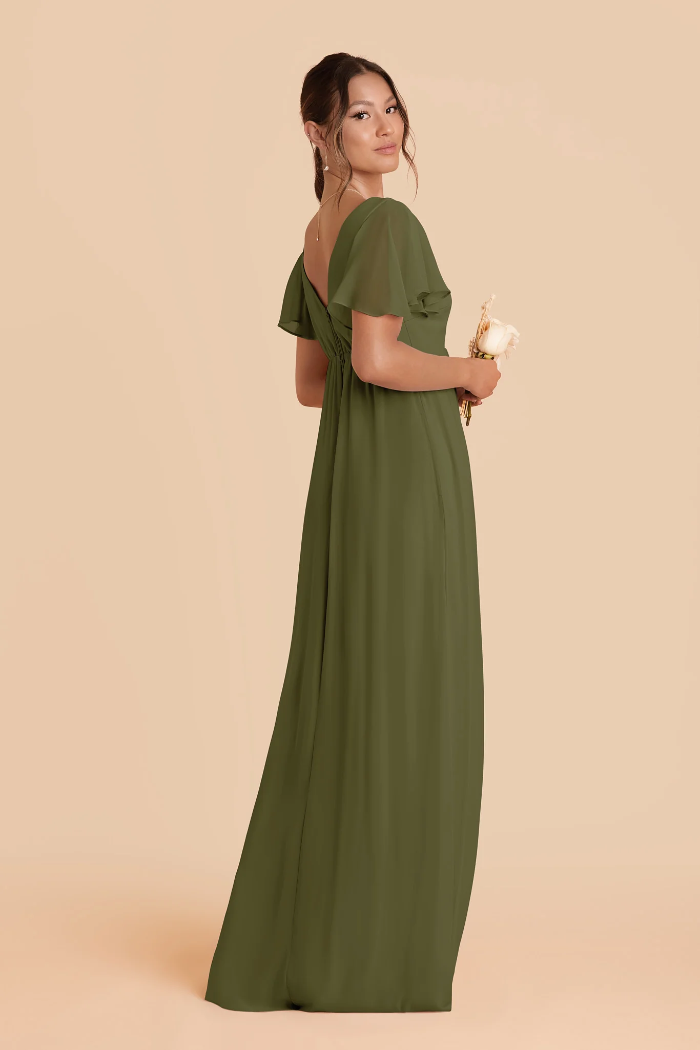Hannah Chiffon Dress - Martini - Image 3