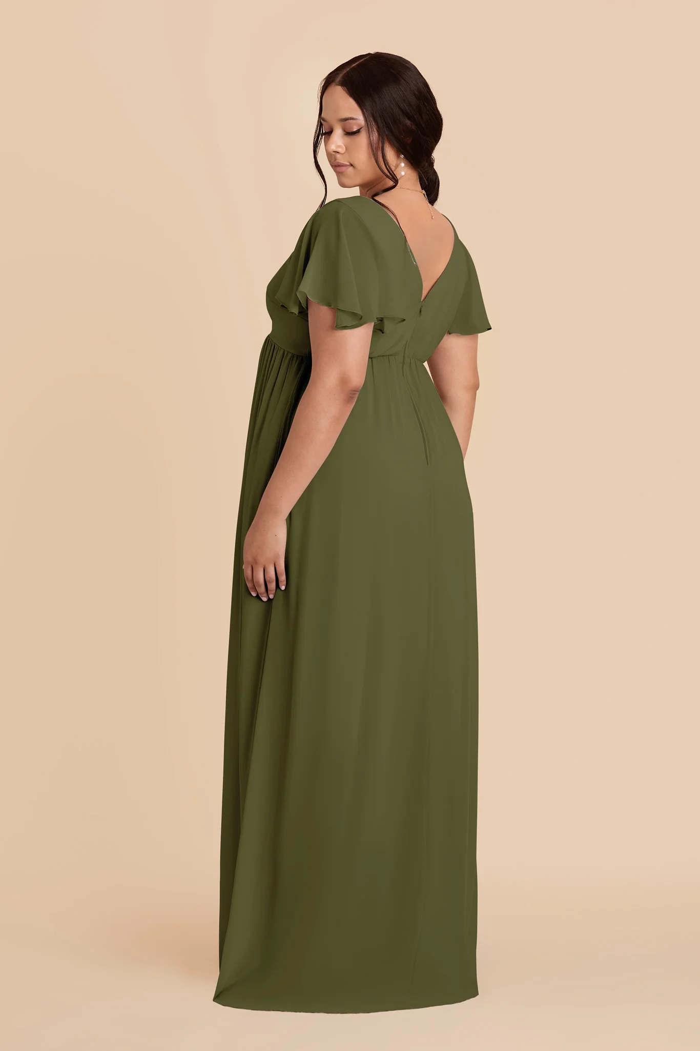 Hannah Chiffon Dress - Martini - Image 4