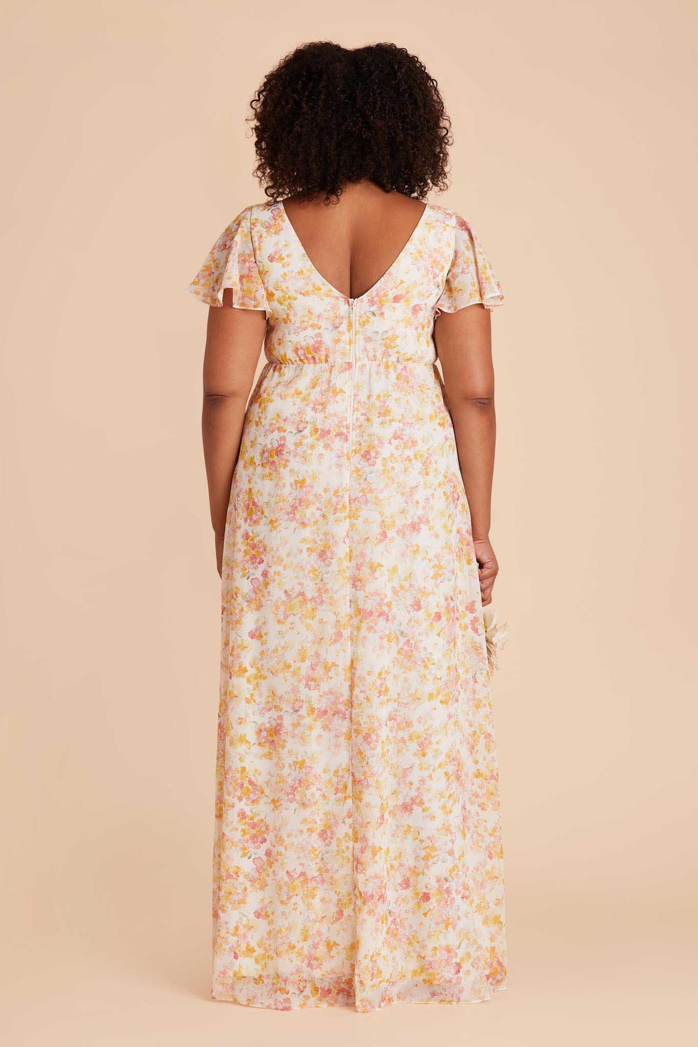 Hannah Chiffon Dress - Pressed Floral - Image 16