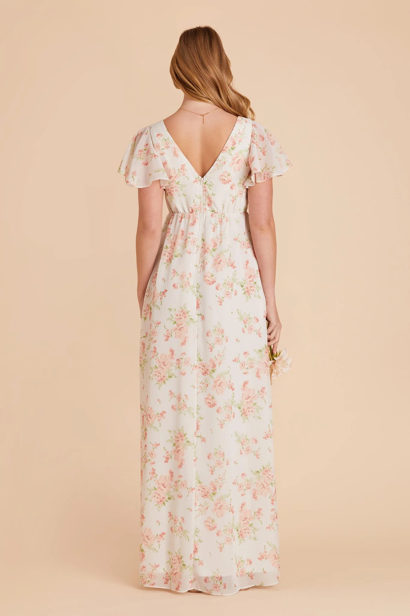 Hannah Chiffon Dress - Whimsical Blooms - Image 9