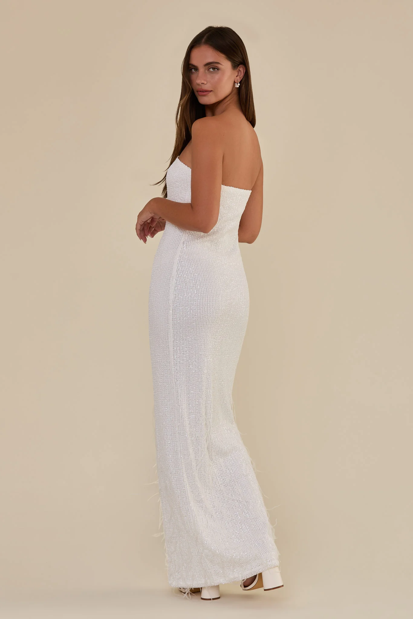 Harper Dress - White - Image 6