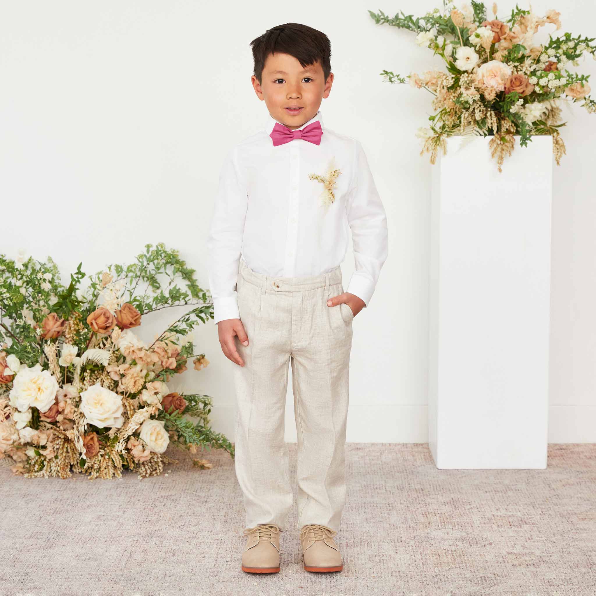 Harry Kids Bow Tie - Bon Bon Pink - Image 2